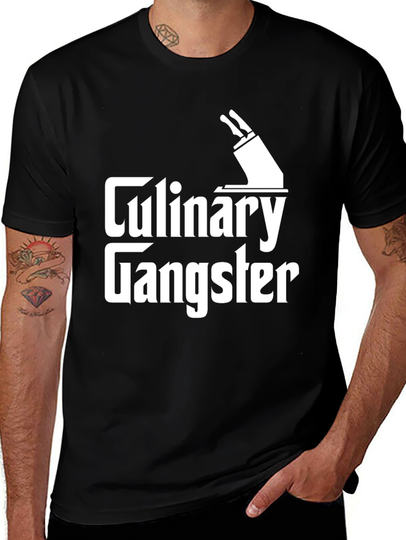 Culinary Gangster Graphic Tee - Black