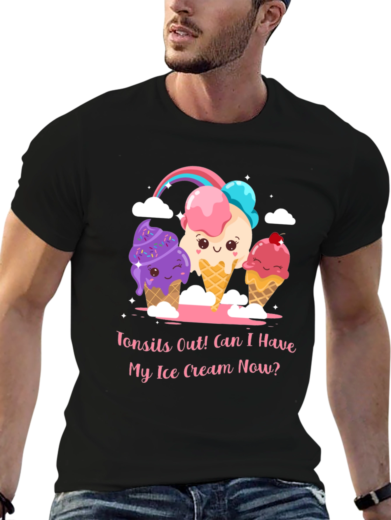 Tonsils Out Ice Cream T-Shirt