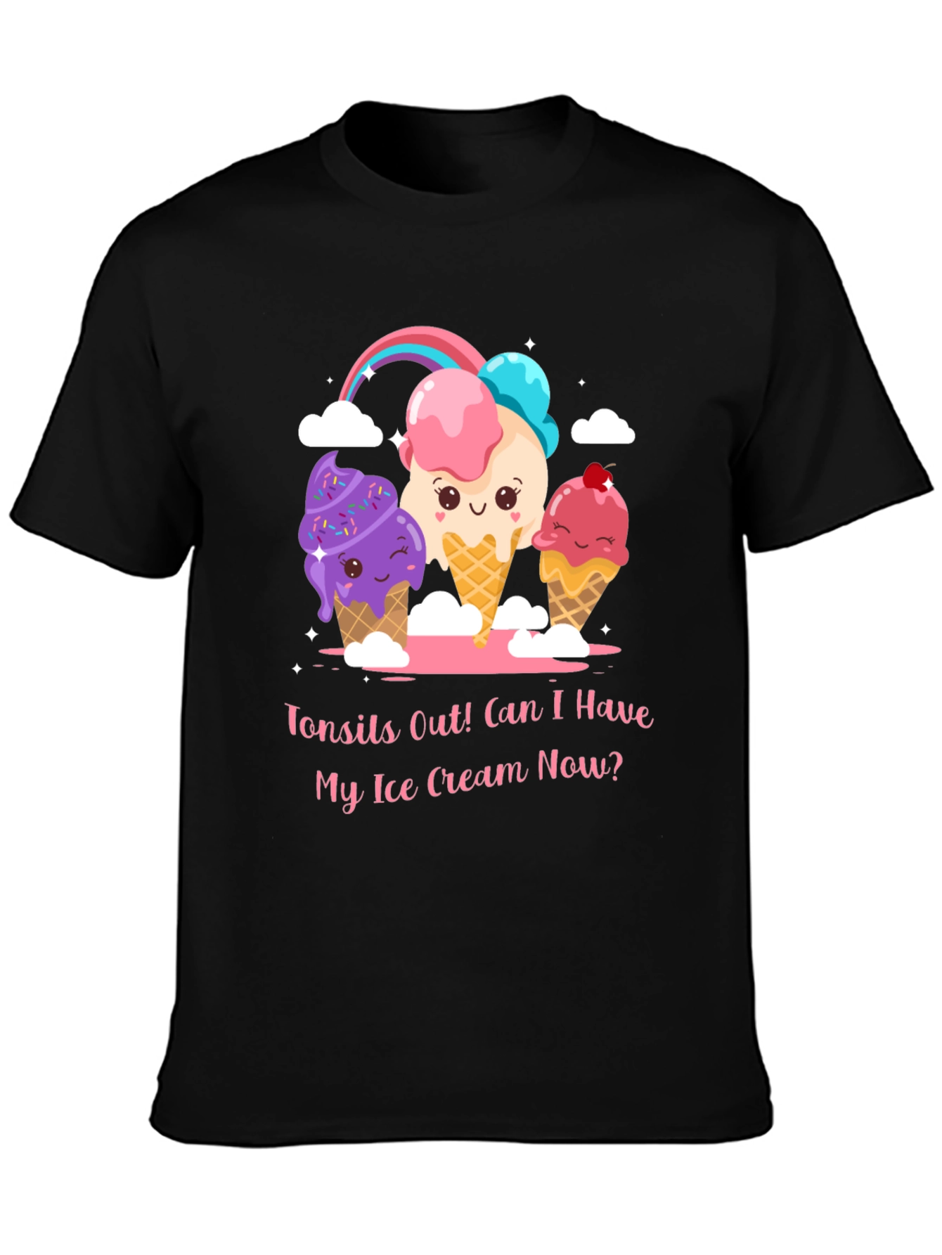 Tonsils Out Ice Cream T-Shirt