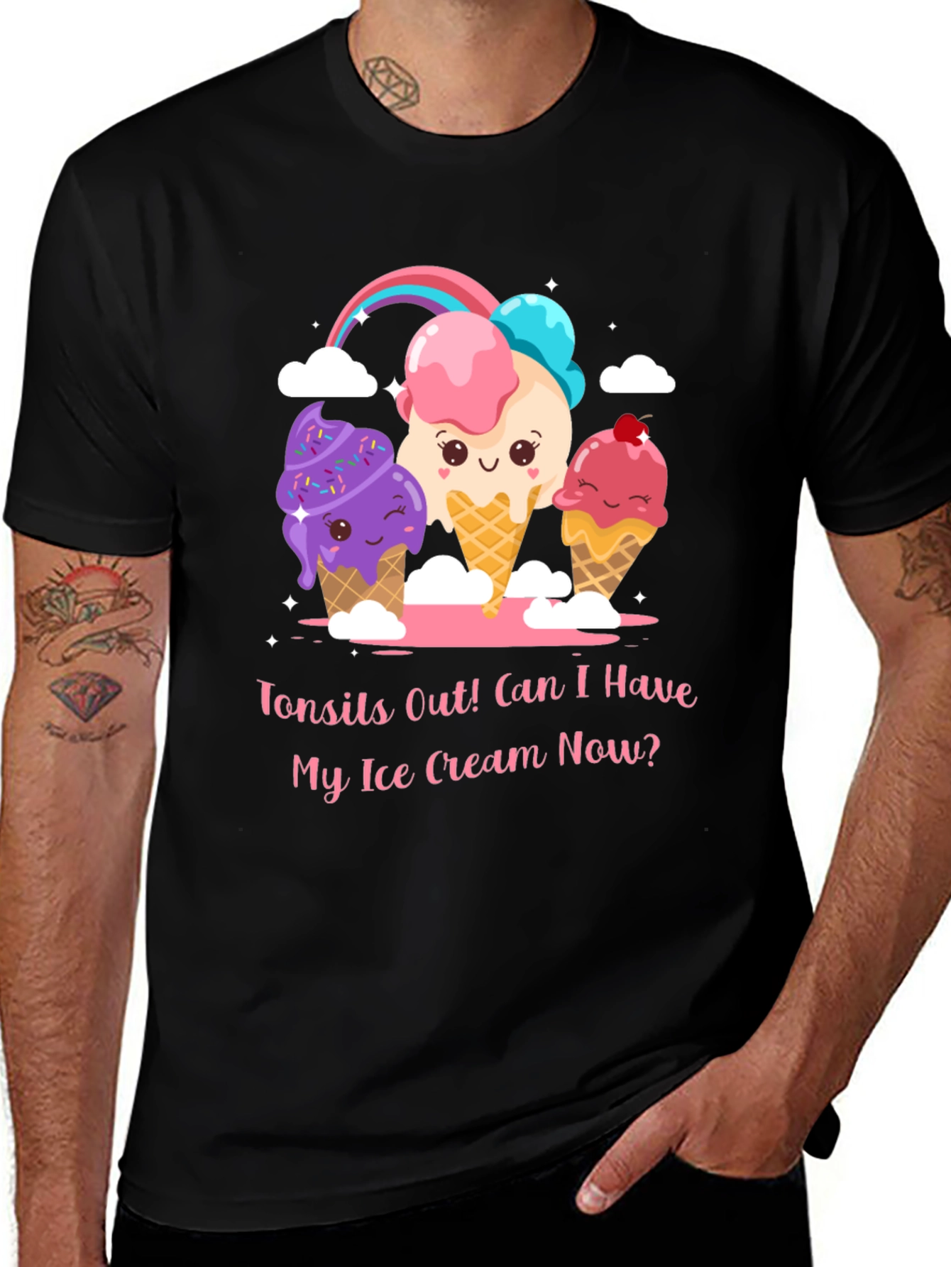 Tonsils Out Ice Cream T-Shirt