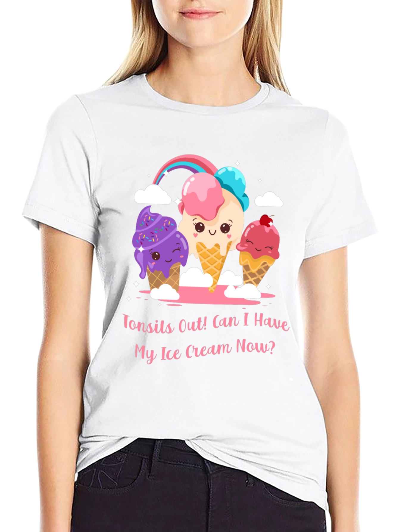 Tonsils Out Ice Cream T-Shirt