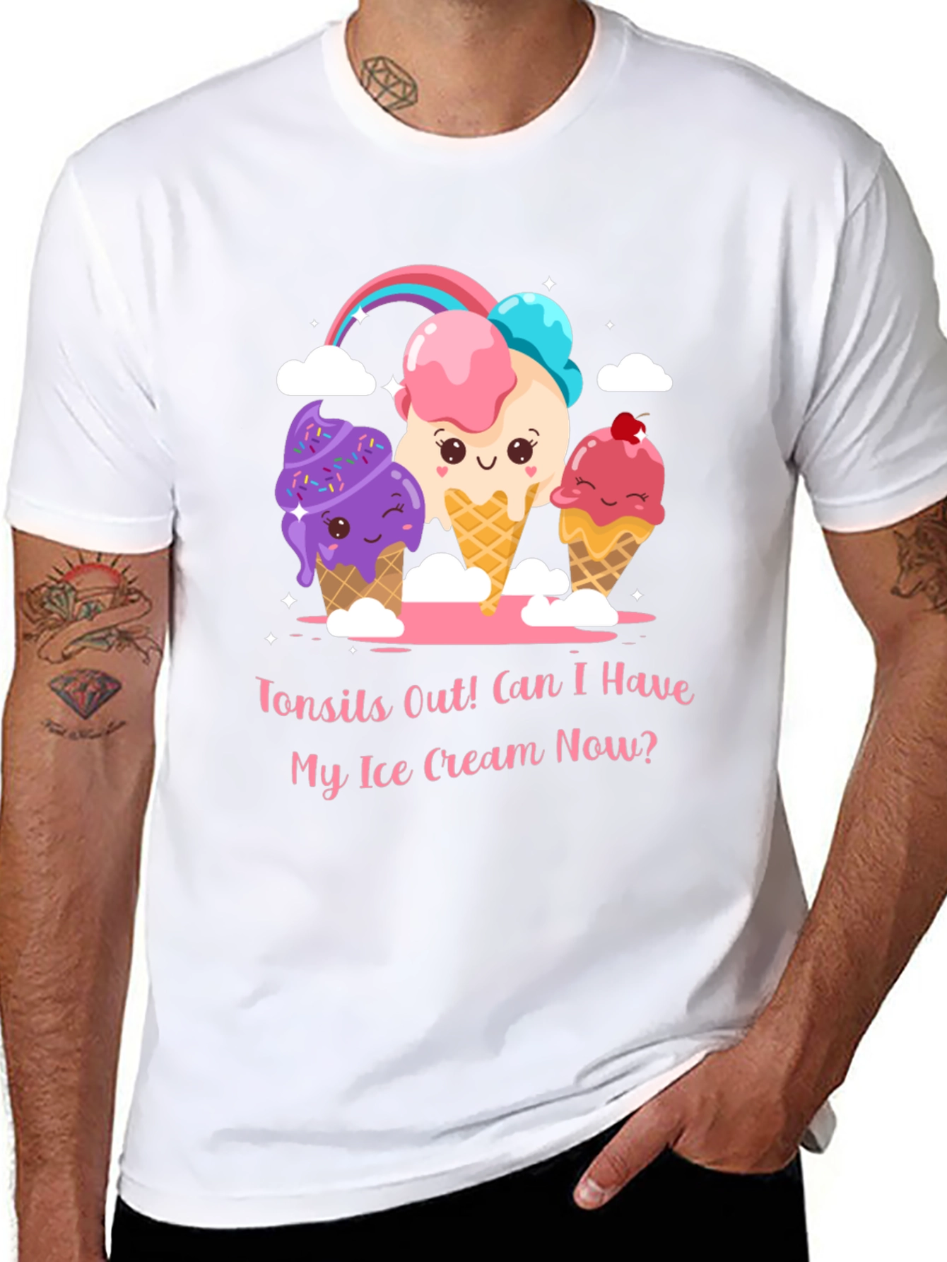 Tonsils Out Ice Cream T-Shirt