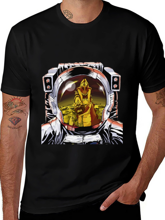 Astronaut Reflective Print Graphic Tee