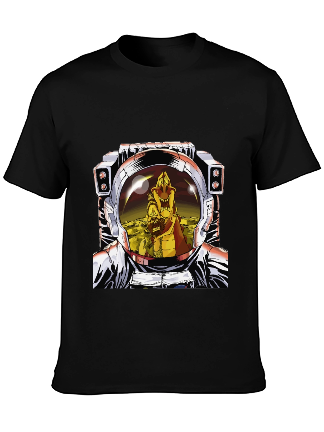 Astronaut Reflective Print Graphic Tee