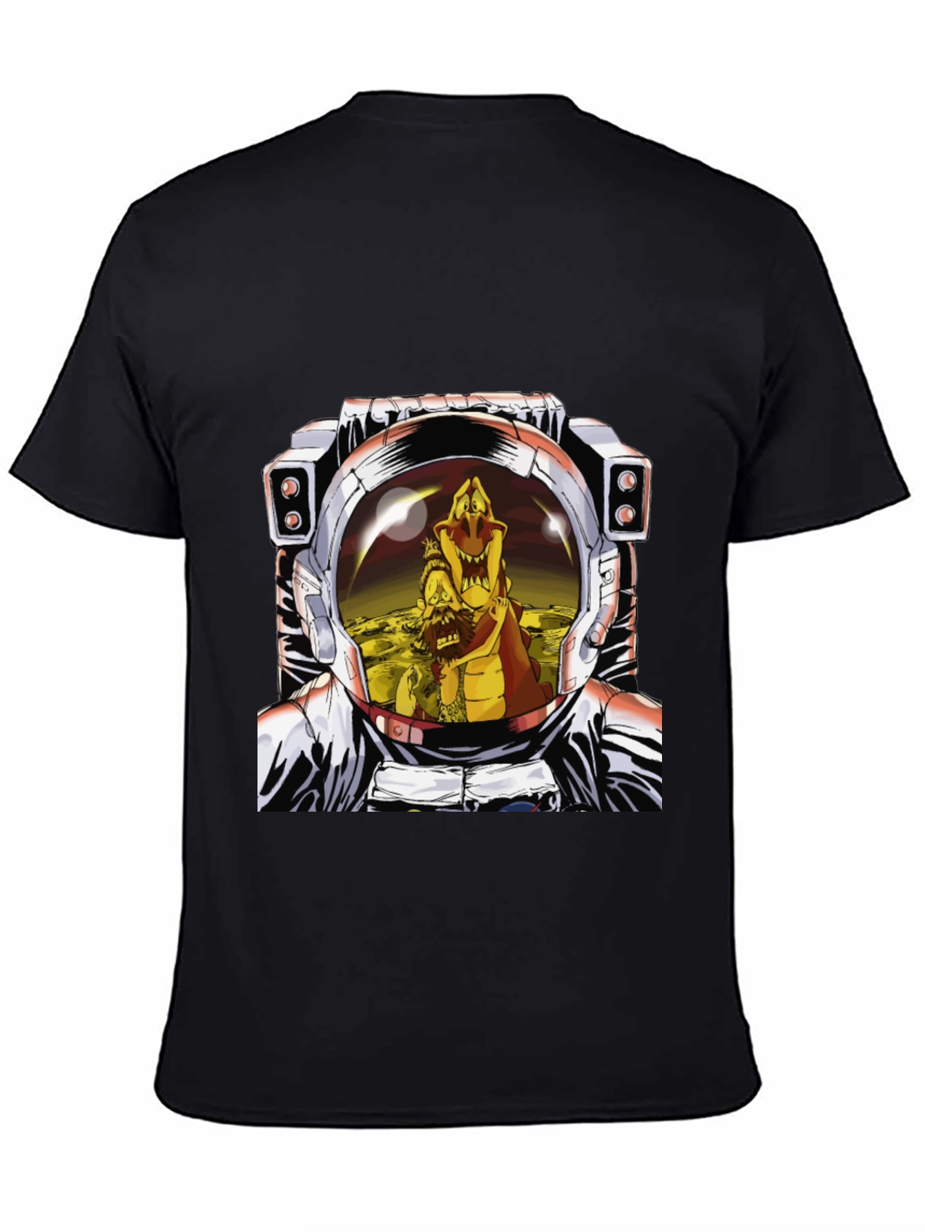 Astronaut Reflective Print Graphic Tee