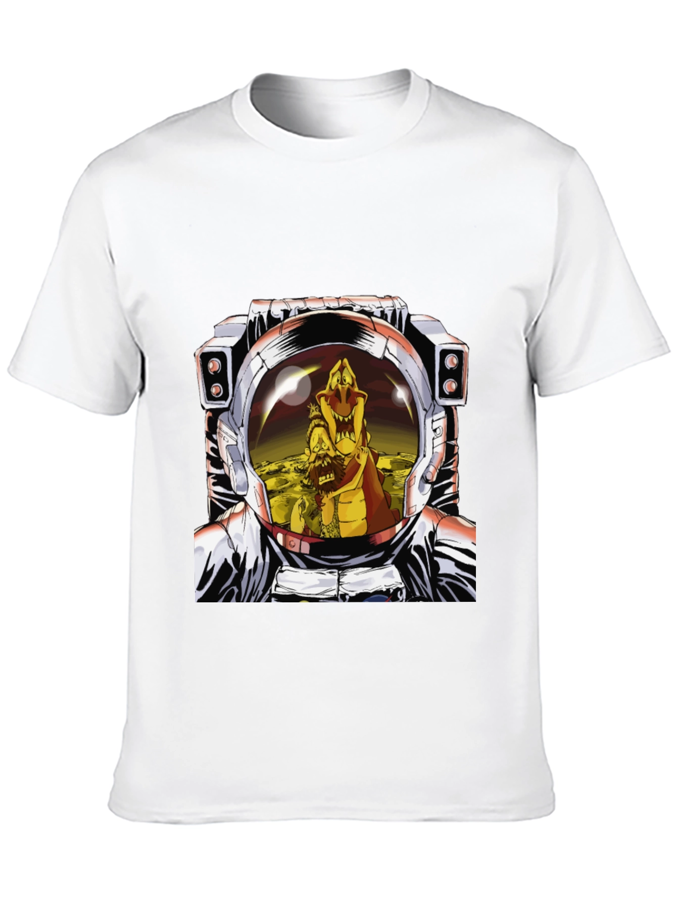 Astronaut Reflective Print Graphic Tee
