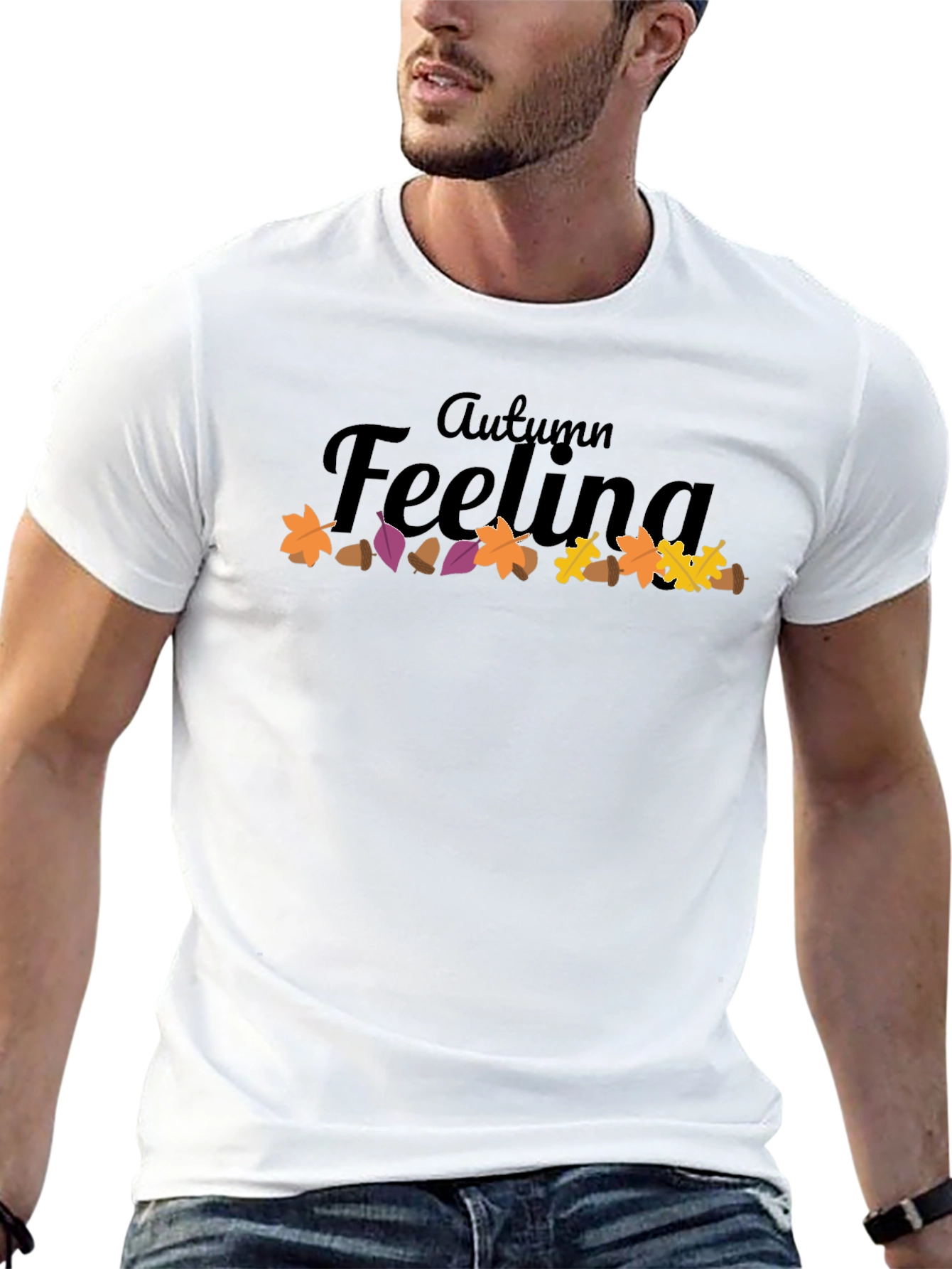 Autumn Feeling Graphic Tee - Soft & Stylish