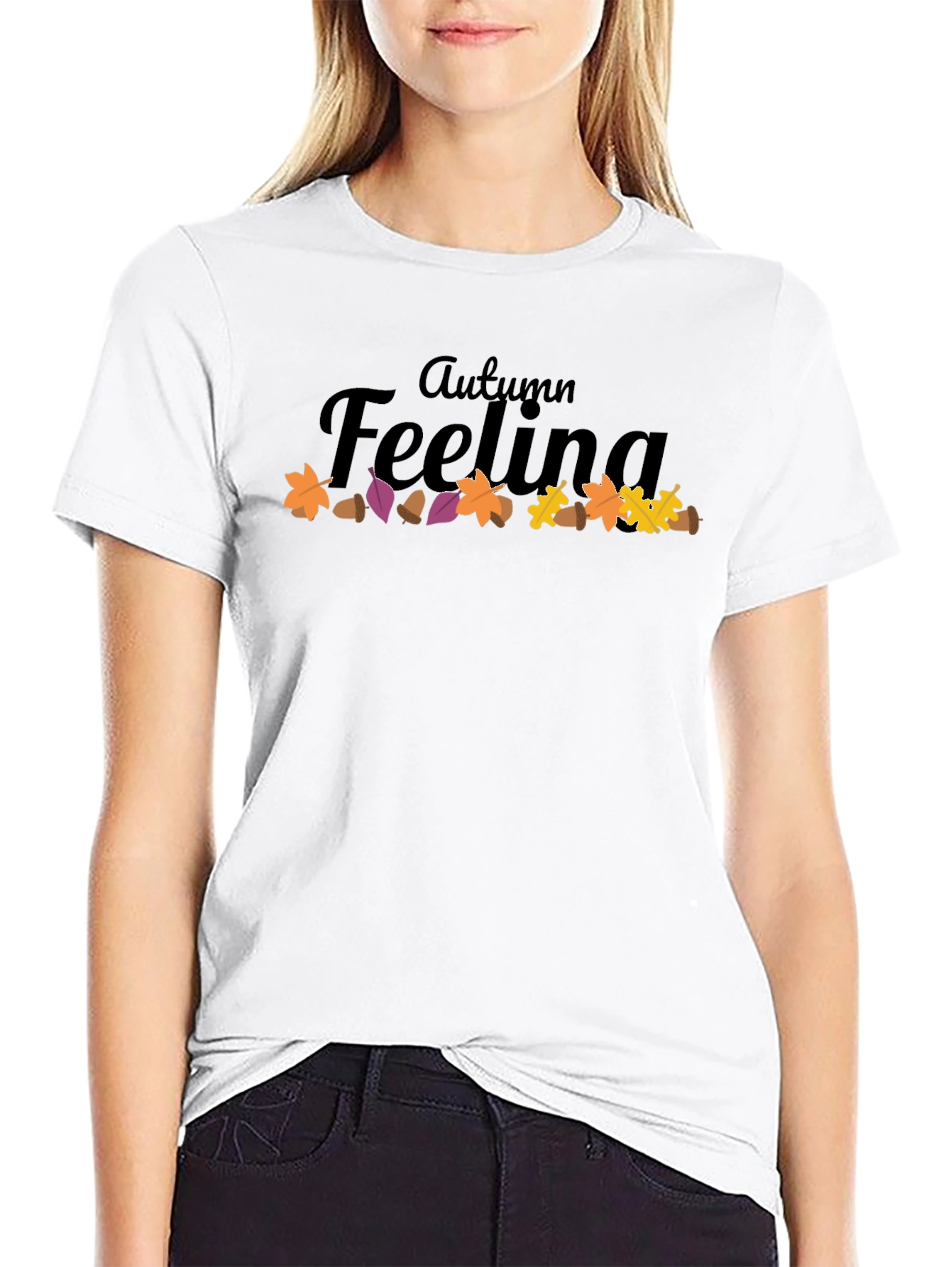 Autumn Feeling Graphic Tee - Soft & Stylish