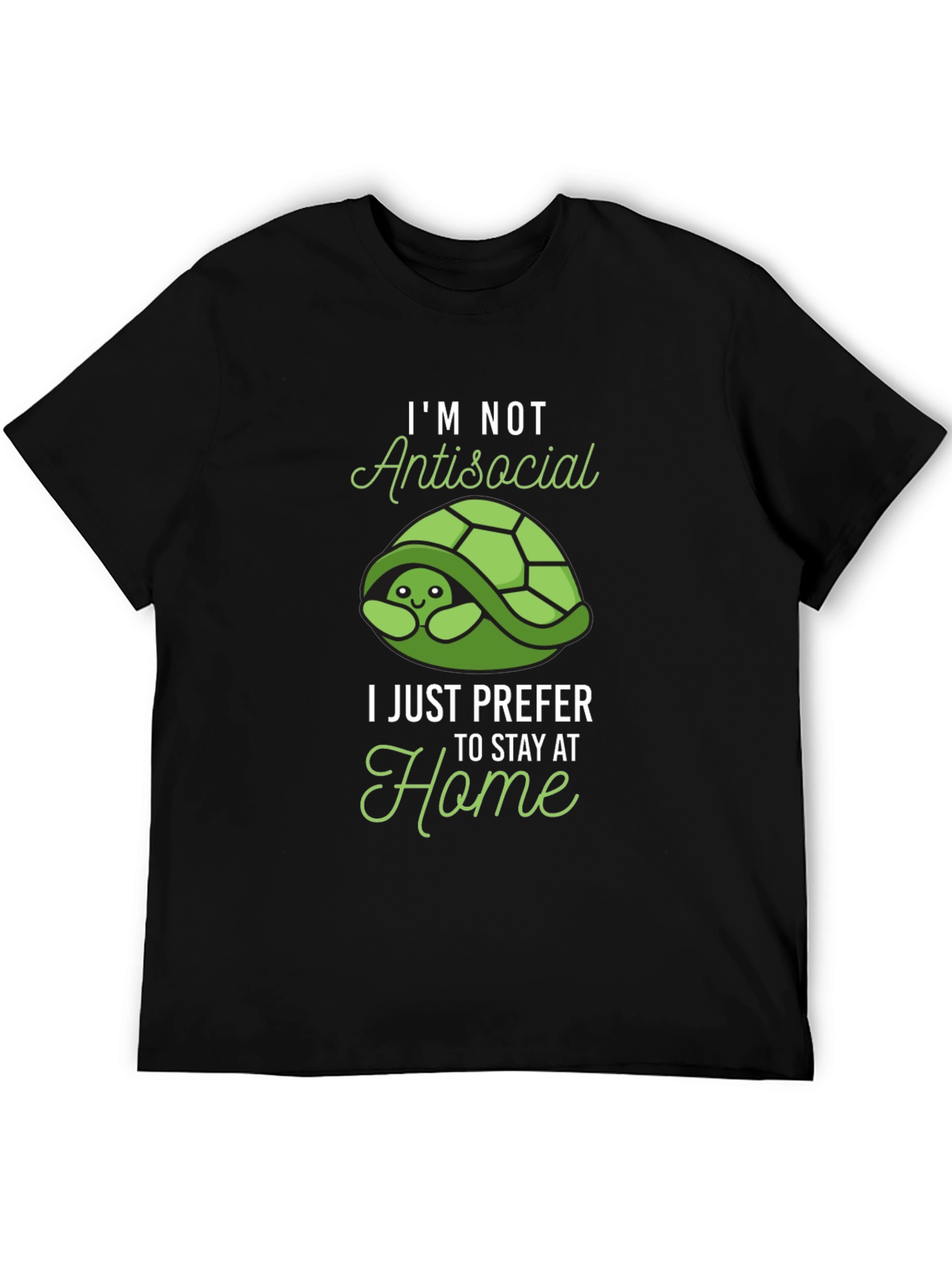 Introvert Turtle T-Shirt - Stay Home Club
