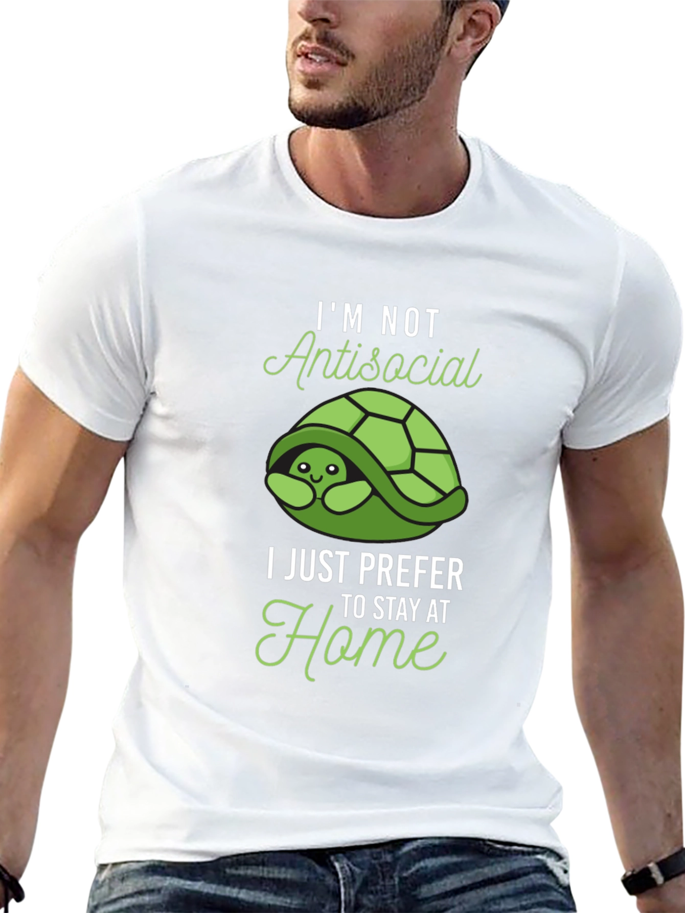 Introvert Turtle T-Shirt - Stay Home Club