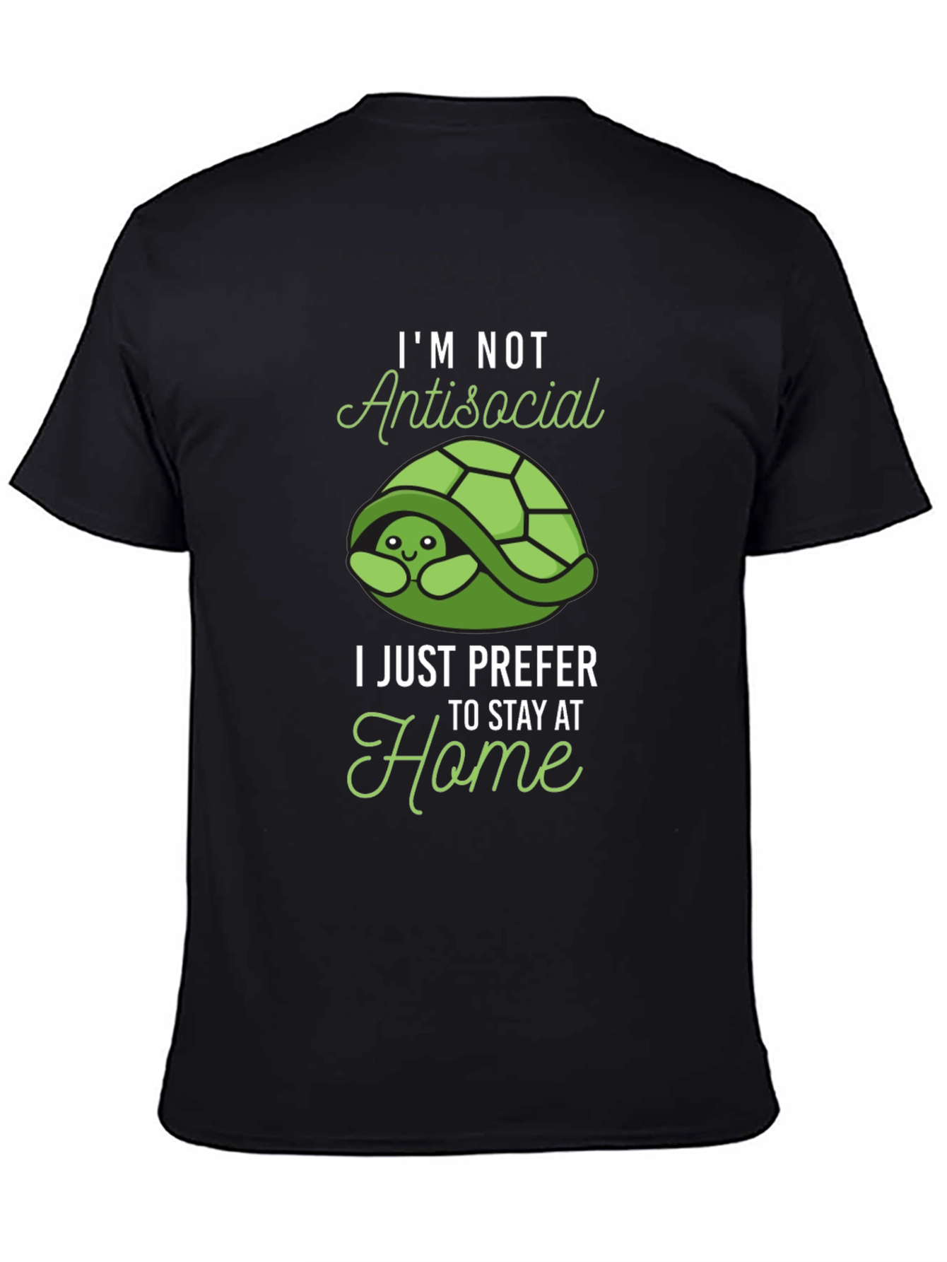 Introvert Turtle T-Shirt - Stay Home Club