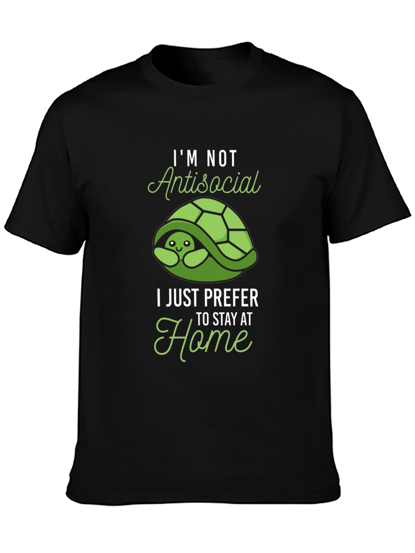Introvert Turtle T-Shirt - Stay Home Club