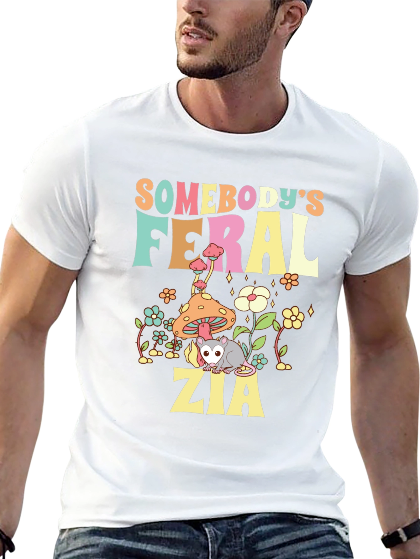 Feral Zia Graphic T-Shirt: Unique Design