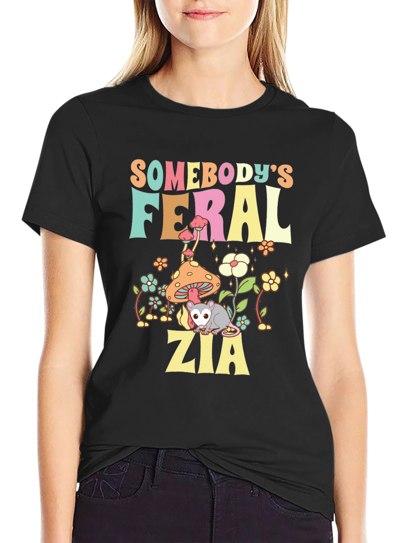 Feral Zia Graphic T-Shirt: Unique Design