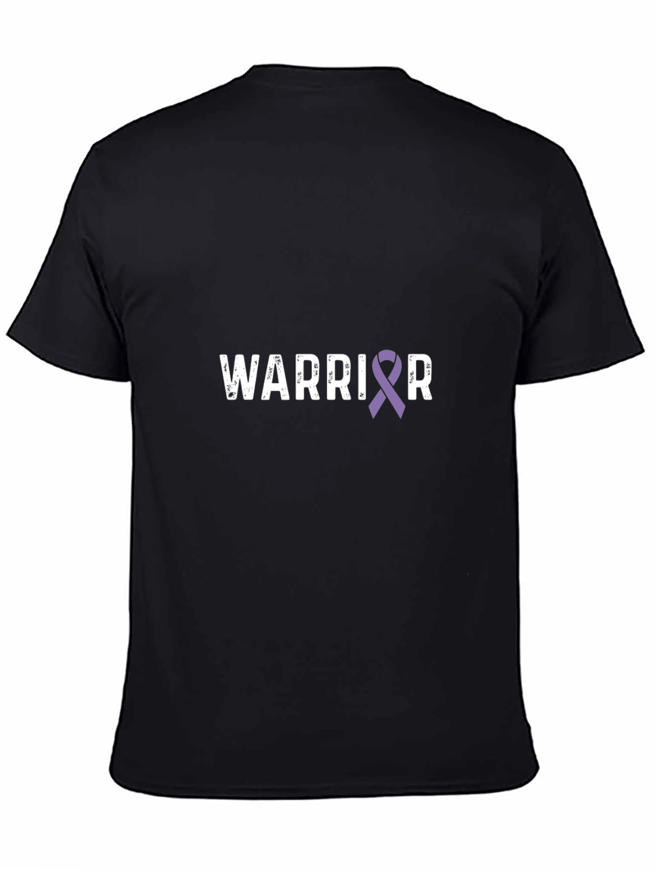 Warrior Purple Ribbon Awareness T-Shirt