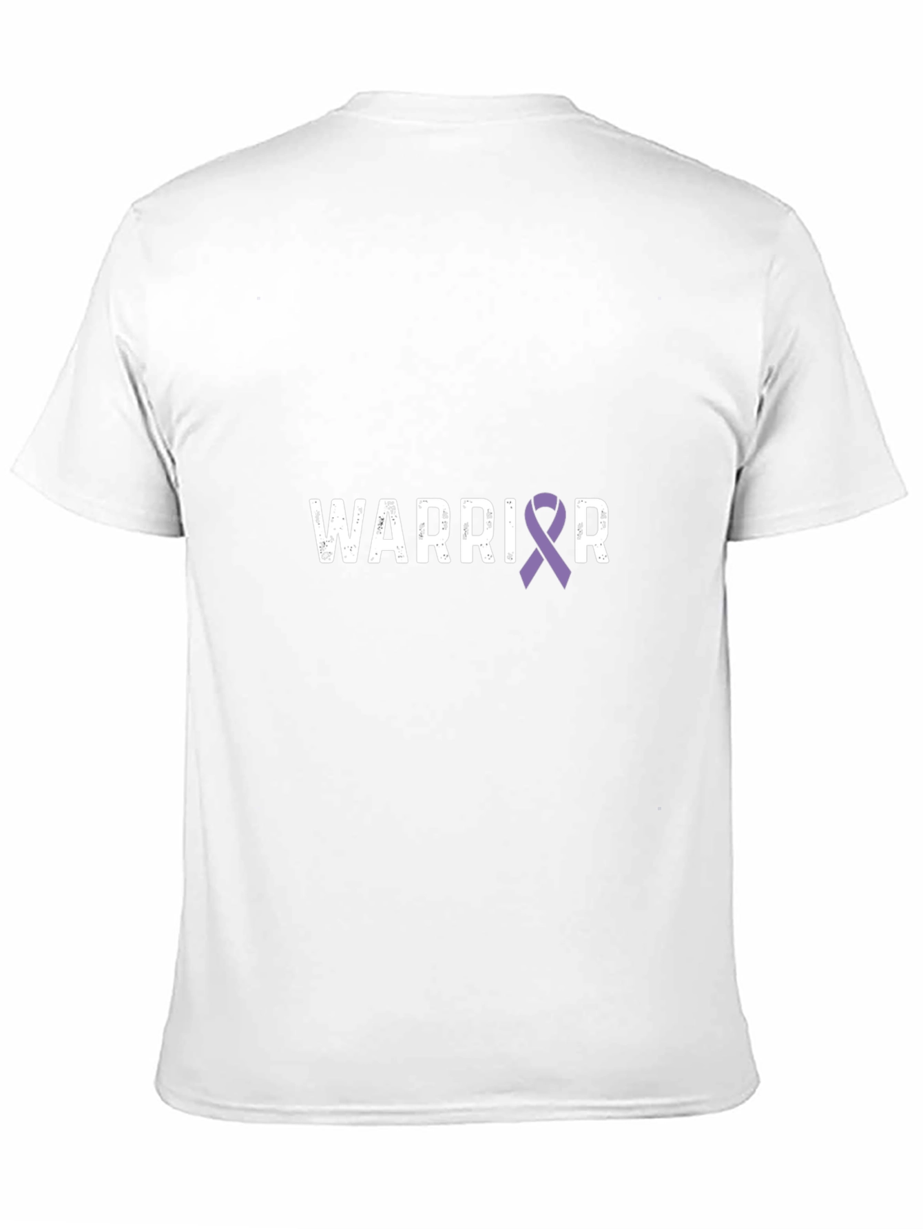 Warrior Purple Ribbon Awareness T-Shirt