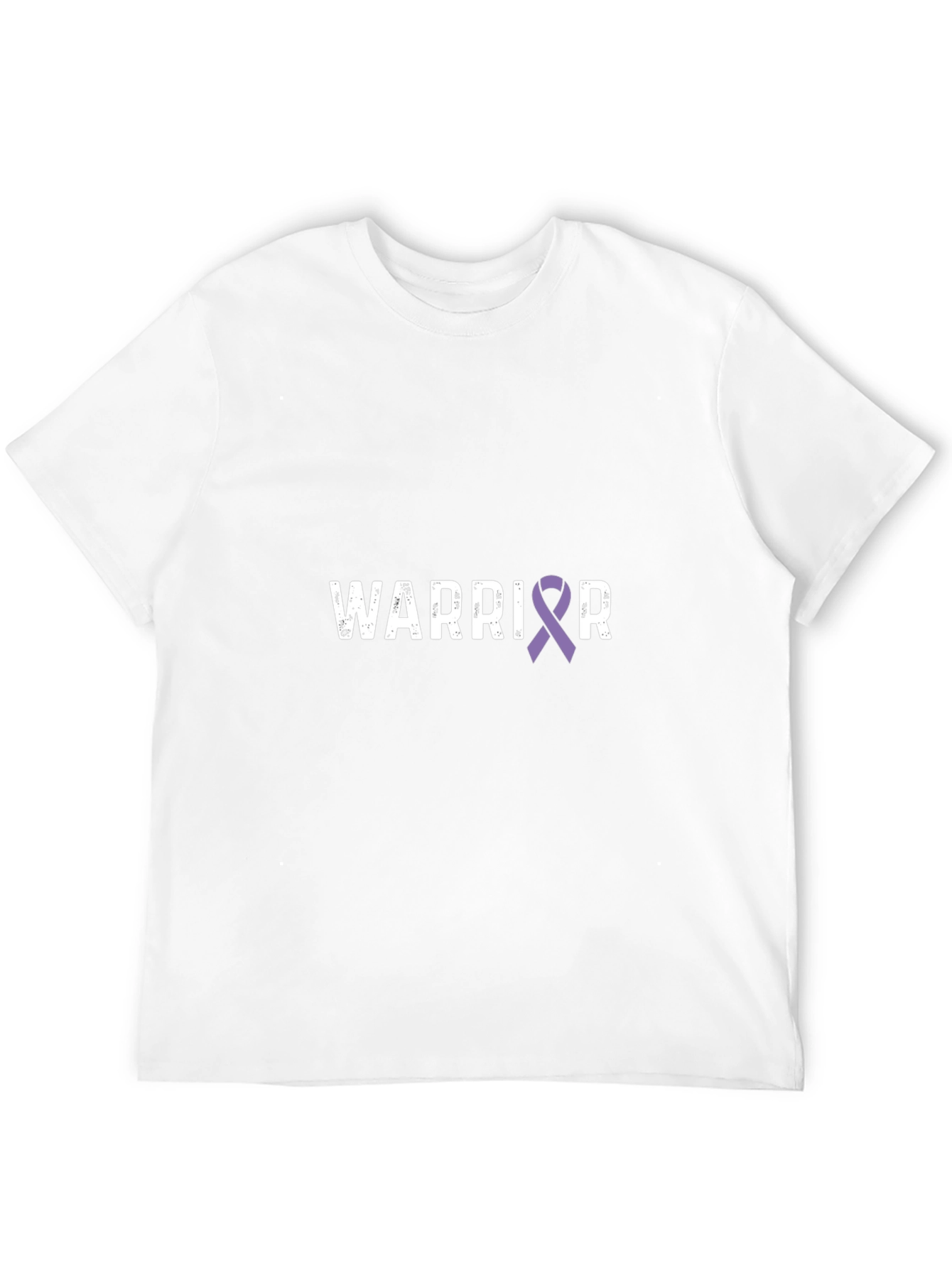 Warrior Purple Ribbon Awareness T-Shirt