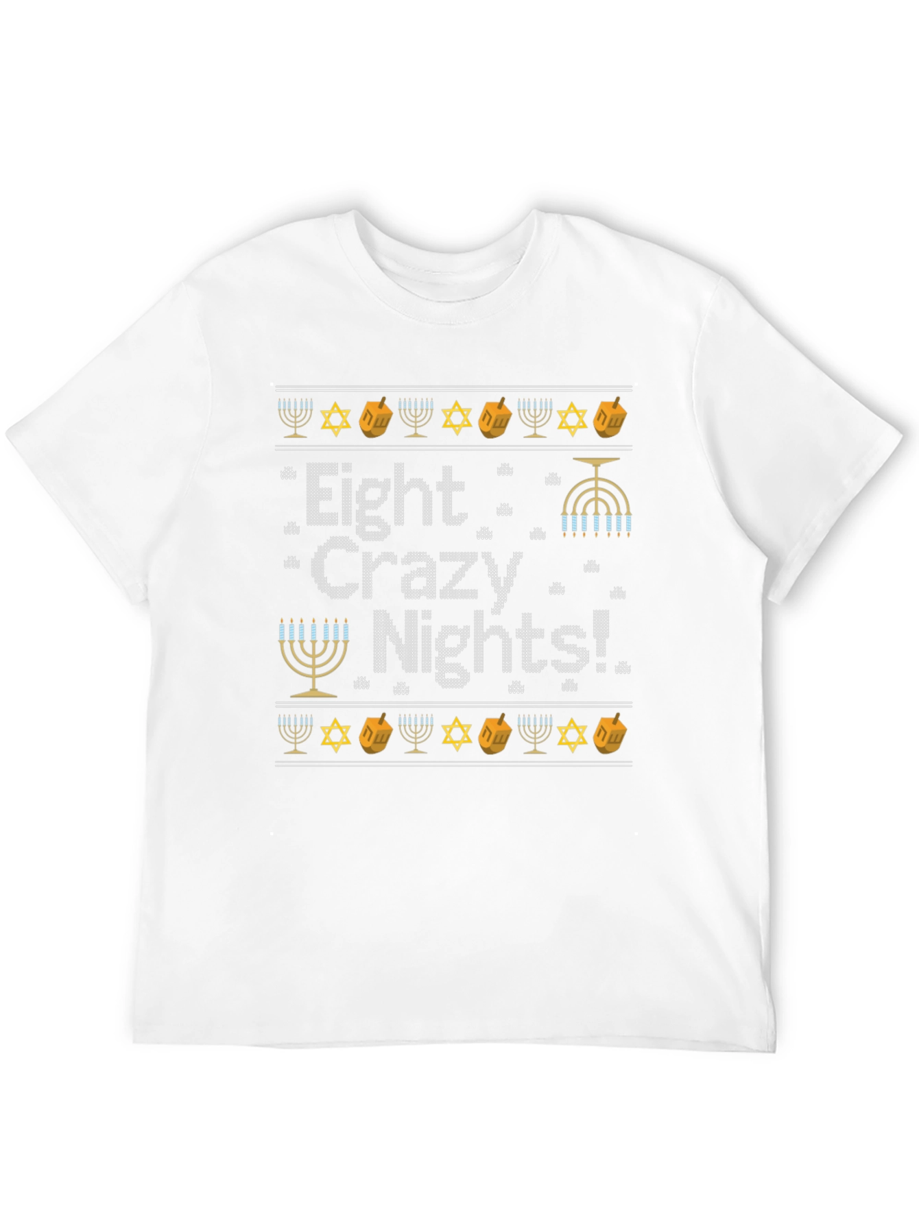 Eight Crazy Nights Hanukkah Graphic Tee