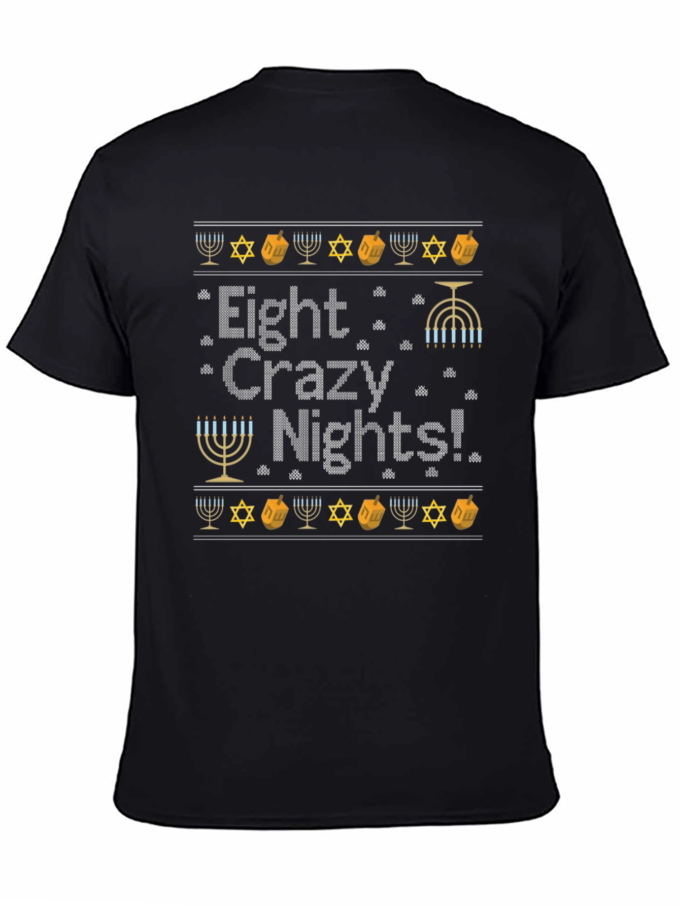 Eight Crazy Nights Hanukkah Graphic Tee