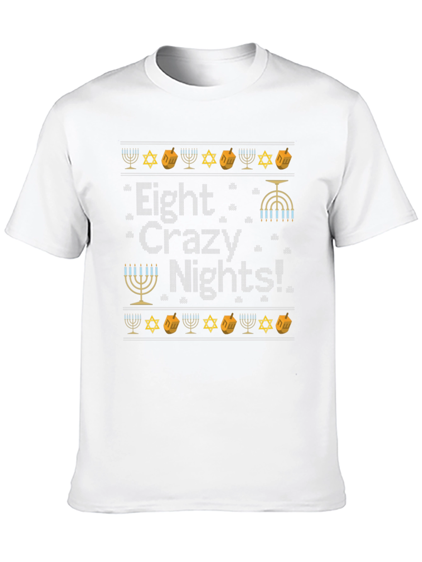 Eight Crazy Nights Hanukkah Graphic Tee