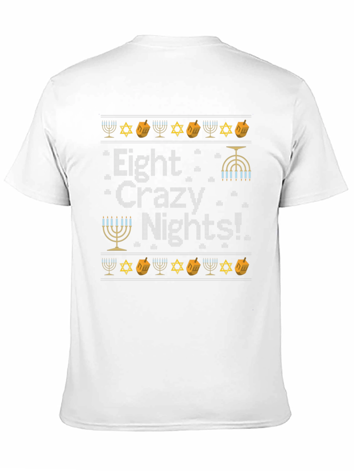 Eight Crazy Nights Hanukkah Graphic Tee