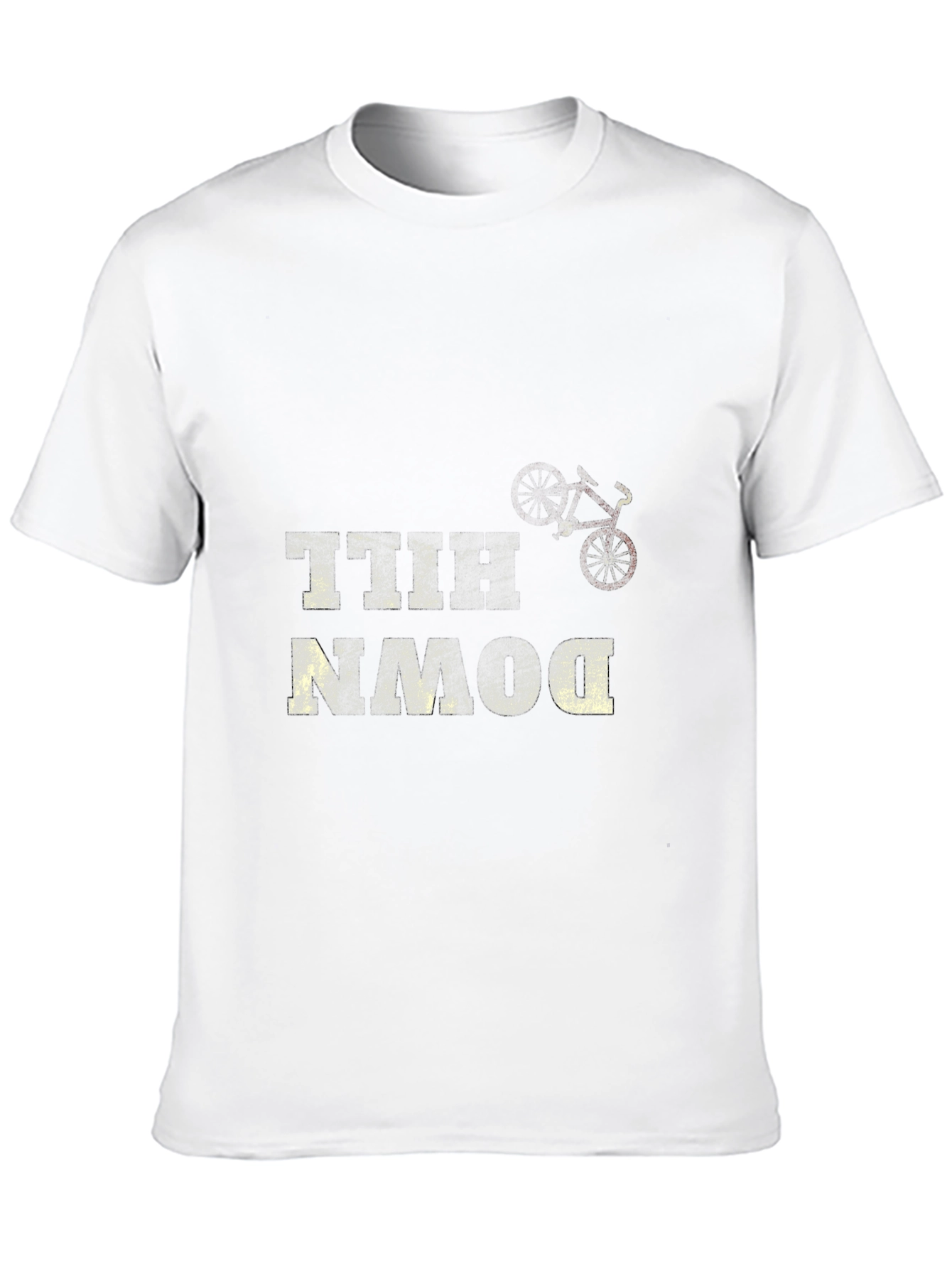 Downhill Bike T-Shirt - Black Graphic Tee