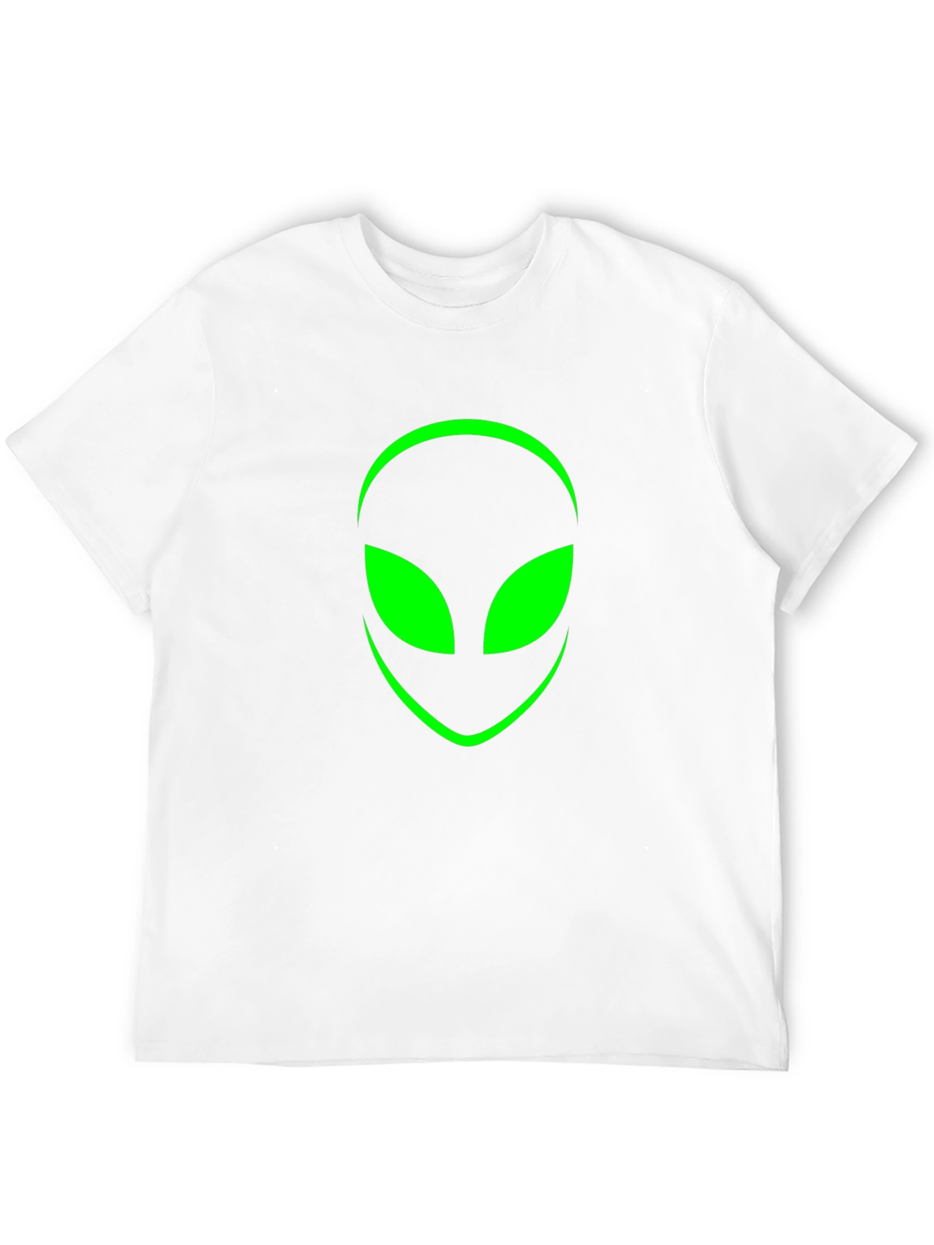 Alien Head Graphic Black T-Shirt