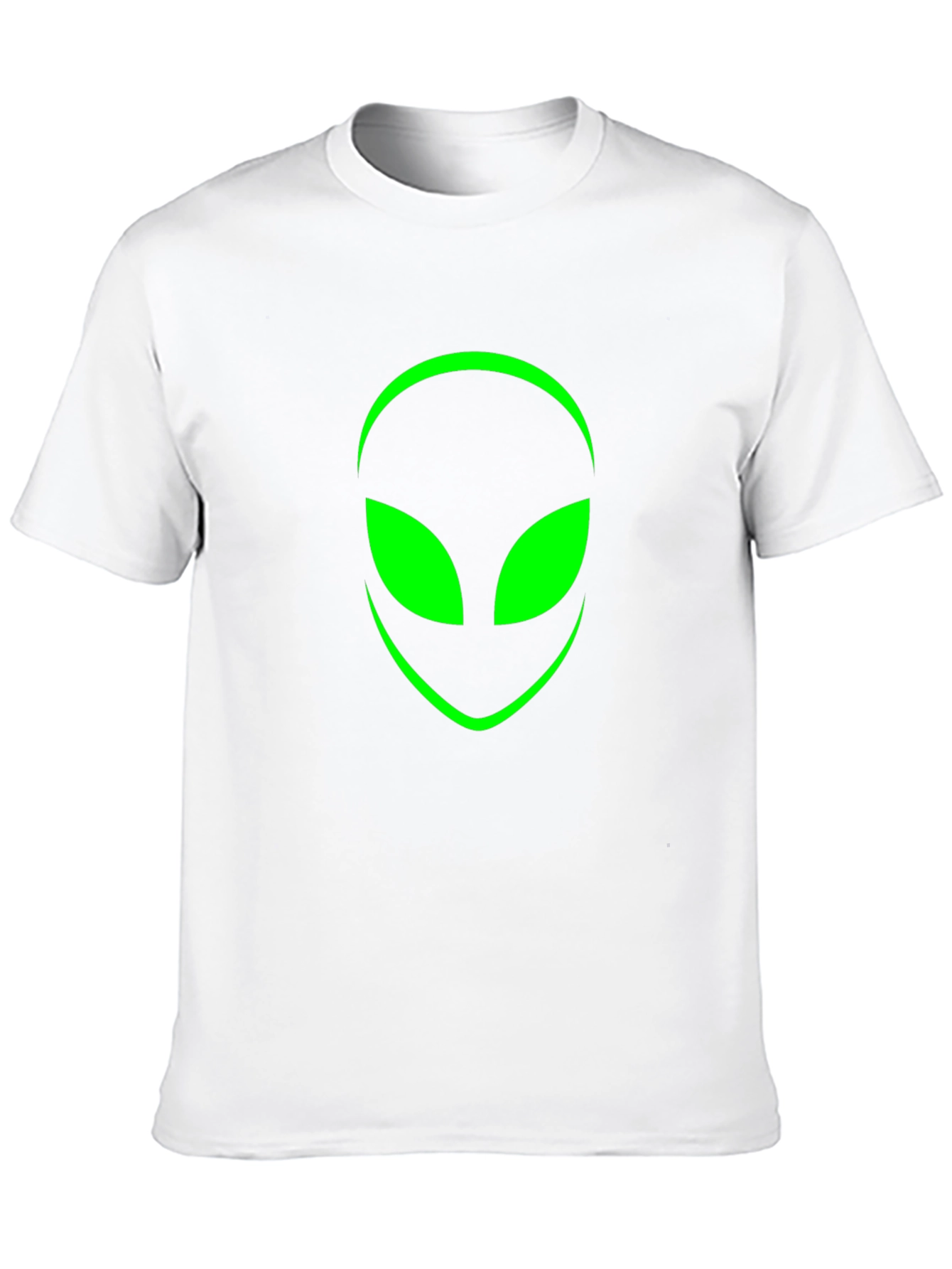 Alien Head Graphic Black T-Shirt