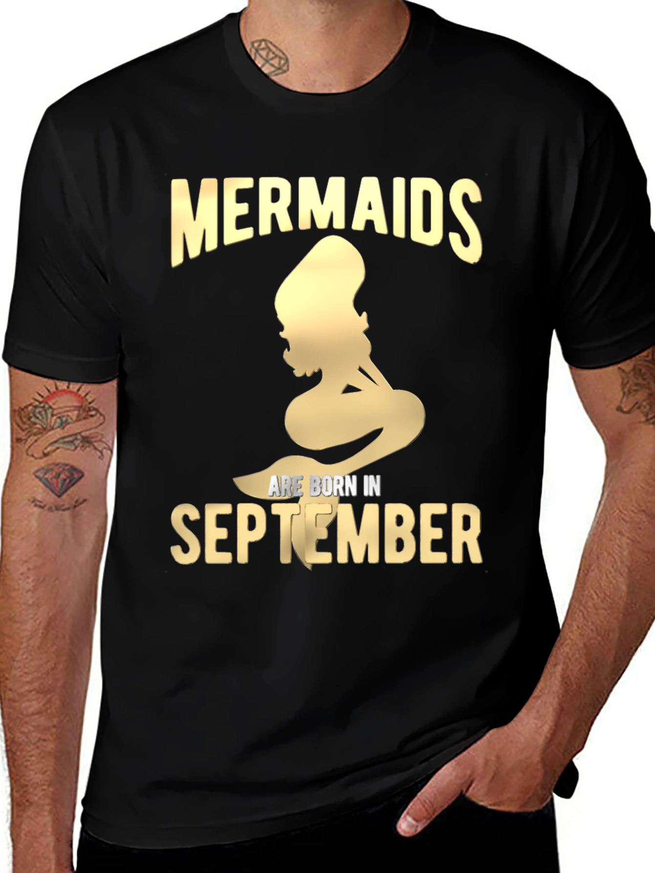 Mermaids are Born in September T-Shirt
