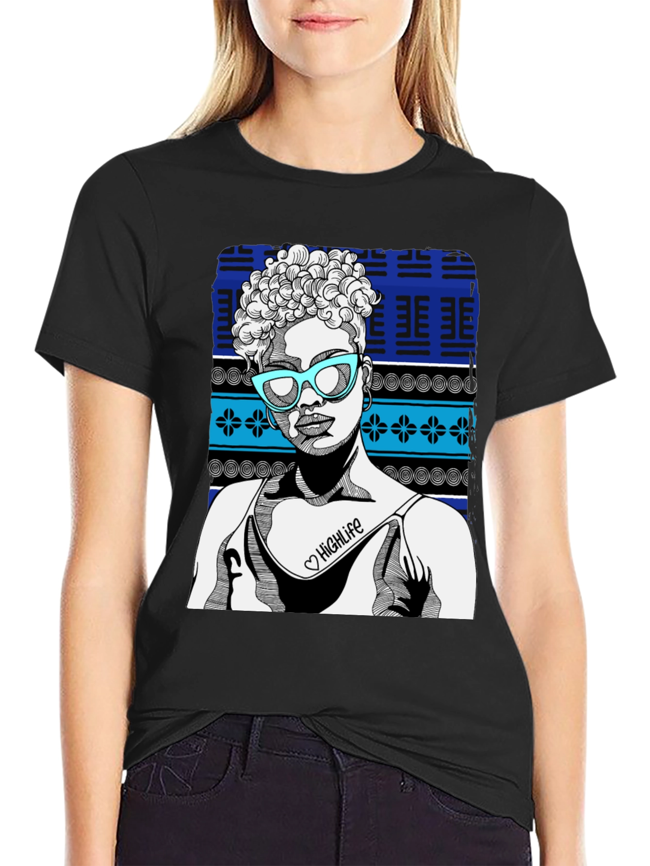 Highlife Tee: Unique Graphic Print Shirt