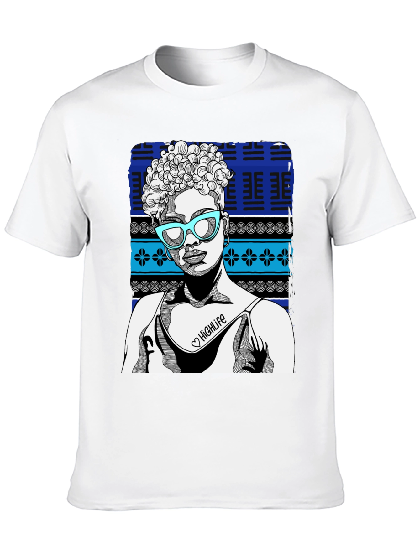 Highlife Tee: Unique Graphic Print Shirt