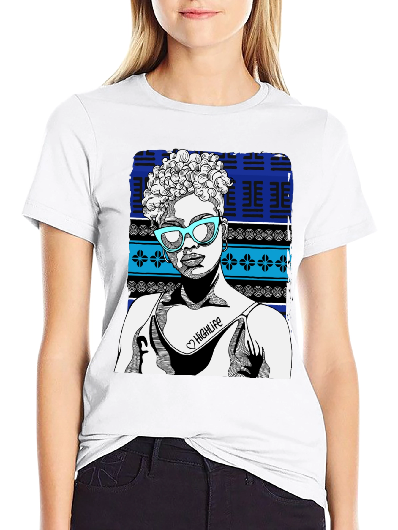 Highlife Tee: Unique Graphic Print Shirt