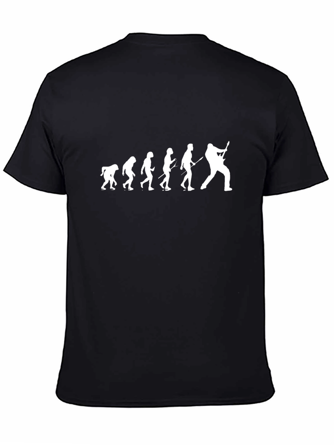 Evolution of Rock T-Shirt - Black 100% Cotton