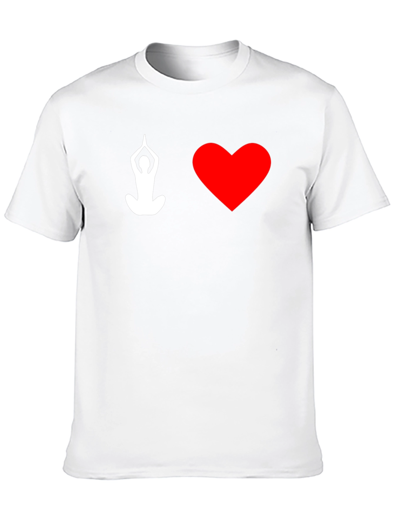 Yoga Heart T-Shirt - Black