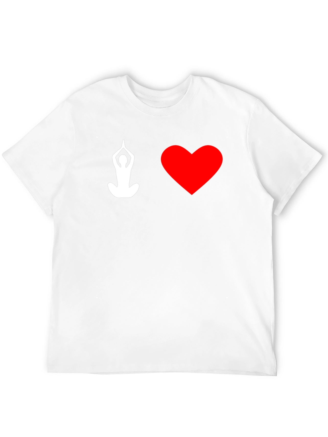 Yoga Heart T-Shirt - Black