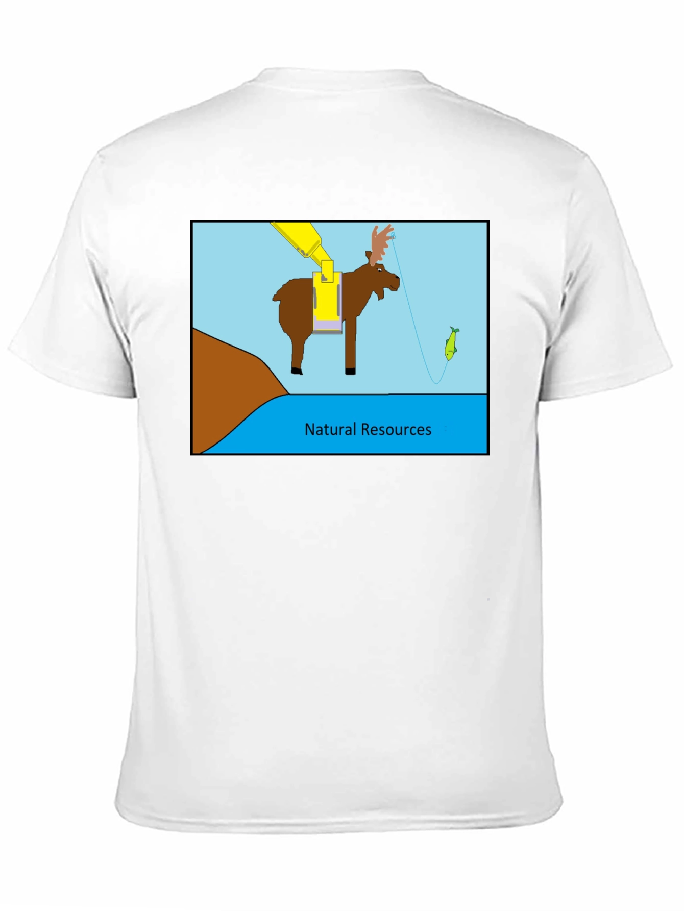 Natural Resources T-Shirt - Moose Fishing