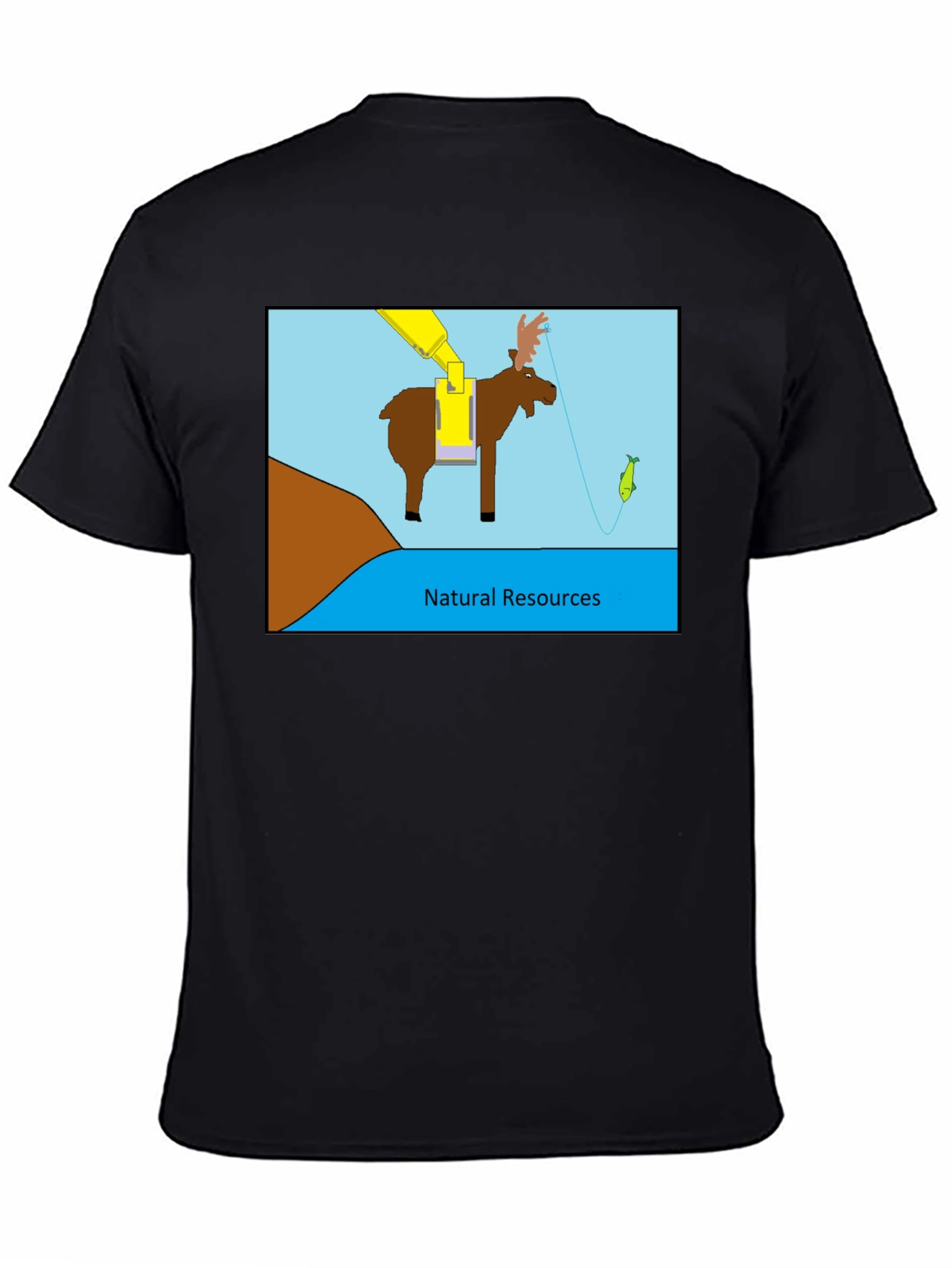 Natural Resources T-Shirt - Moose Fishing