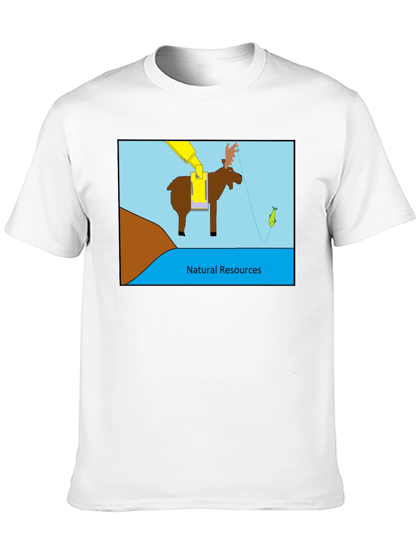 Natural Resources T-Shirt - Moose Fishing