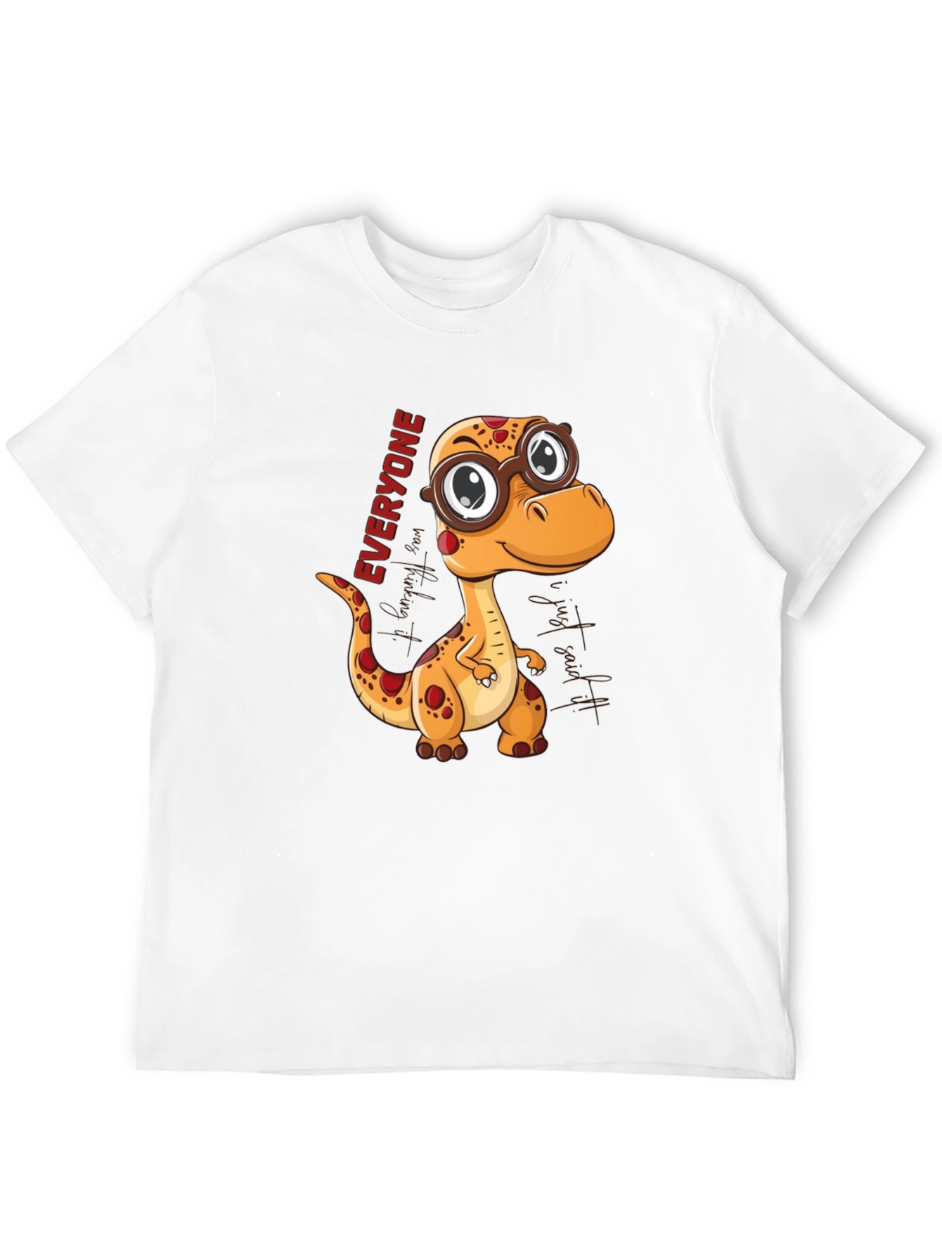 Dino Everyone T-Shirt - Cute Cartoon Style