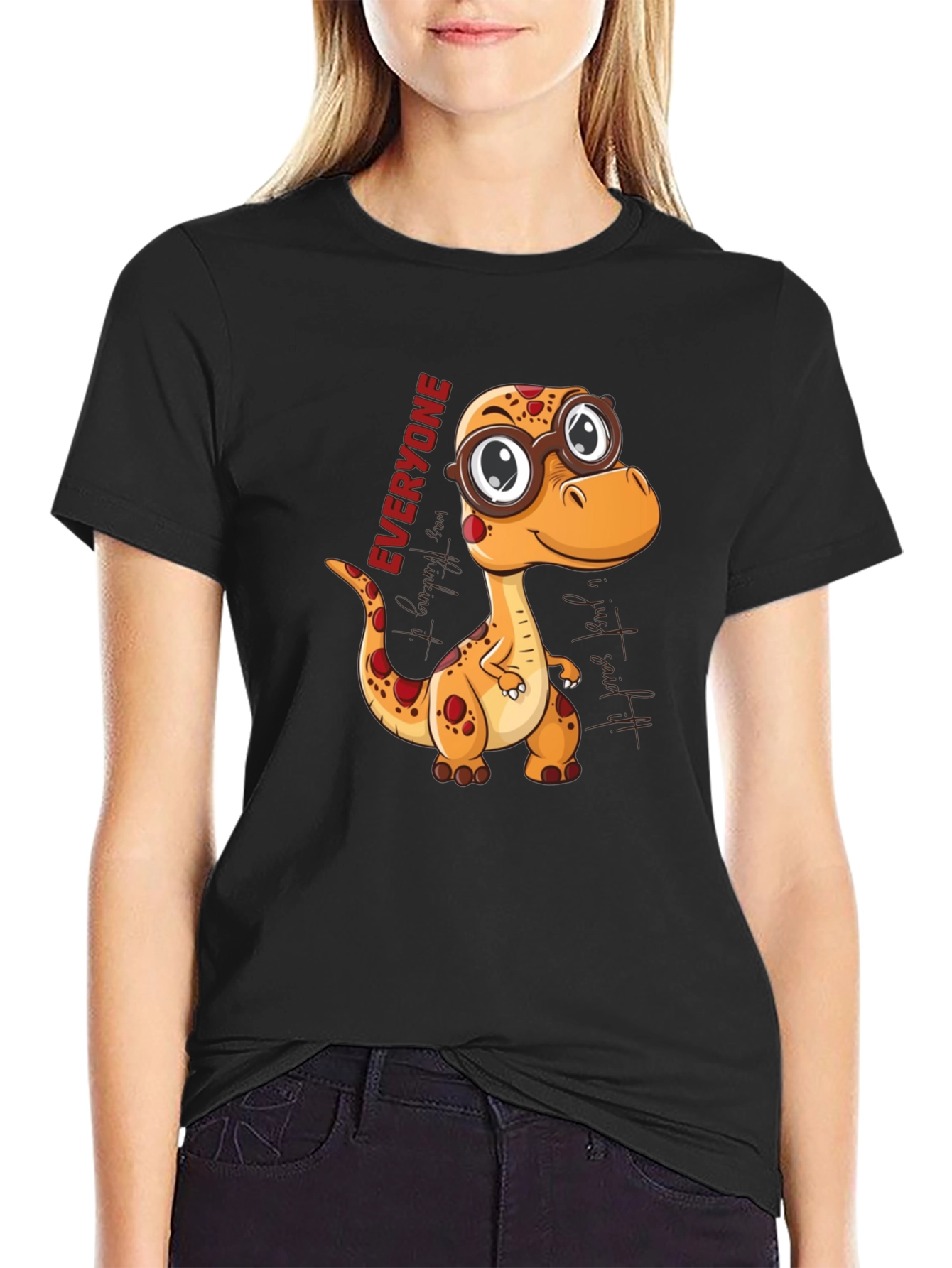 Dino Everyone T-Shirt - Cute Cartoon Style