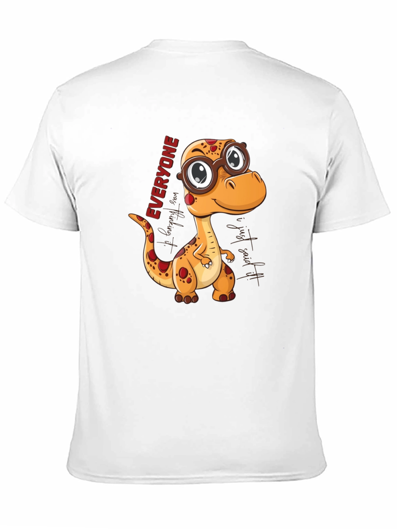 Dino Everyone T-Shirt - Cute Cartoon Style
