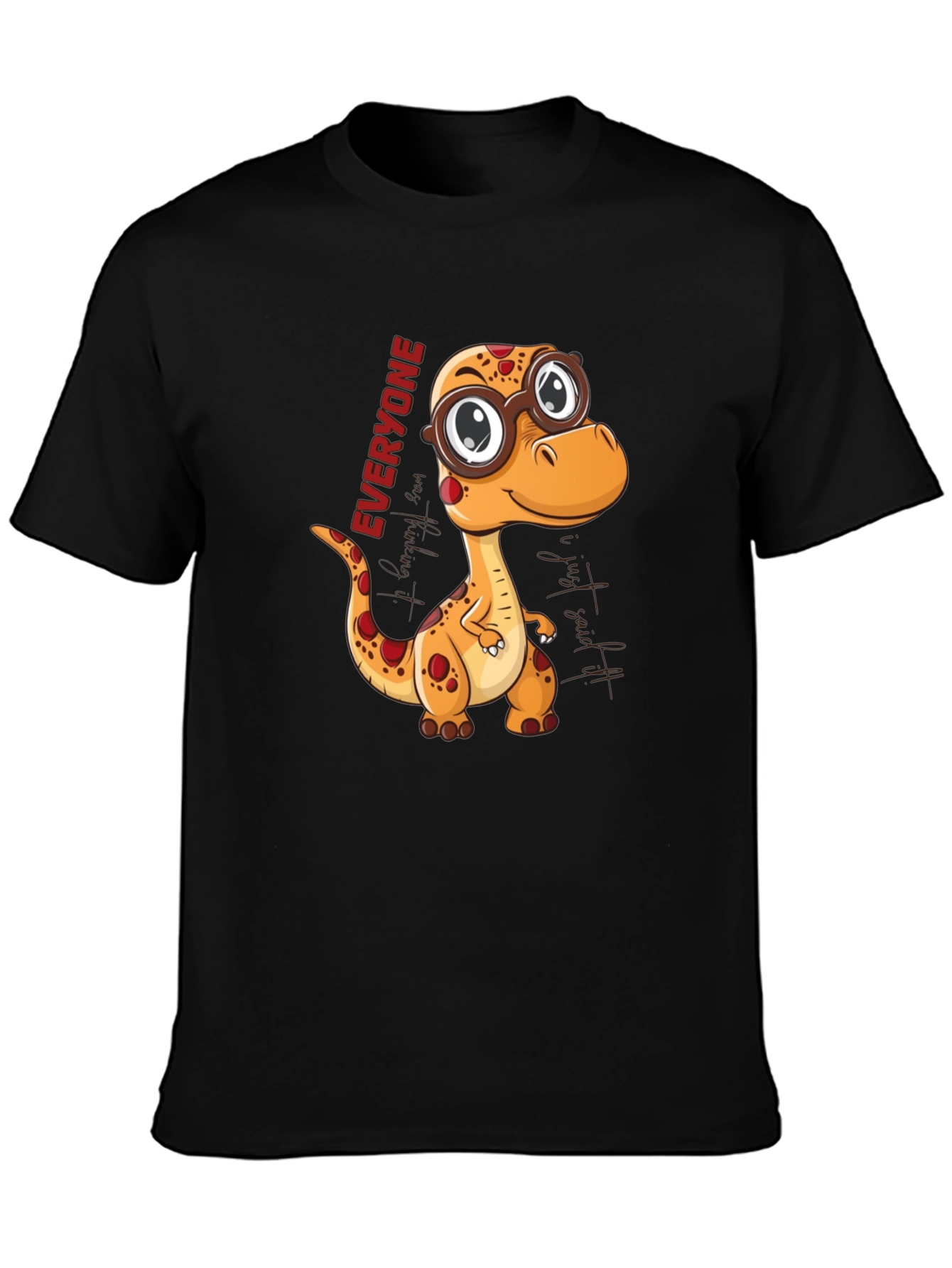 Dino Everyone T-Shirt - Cute Cartoon Style