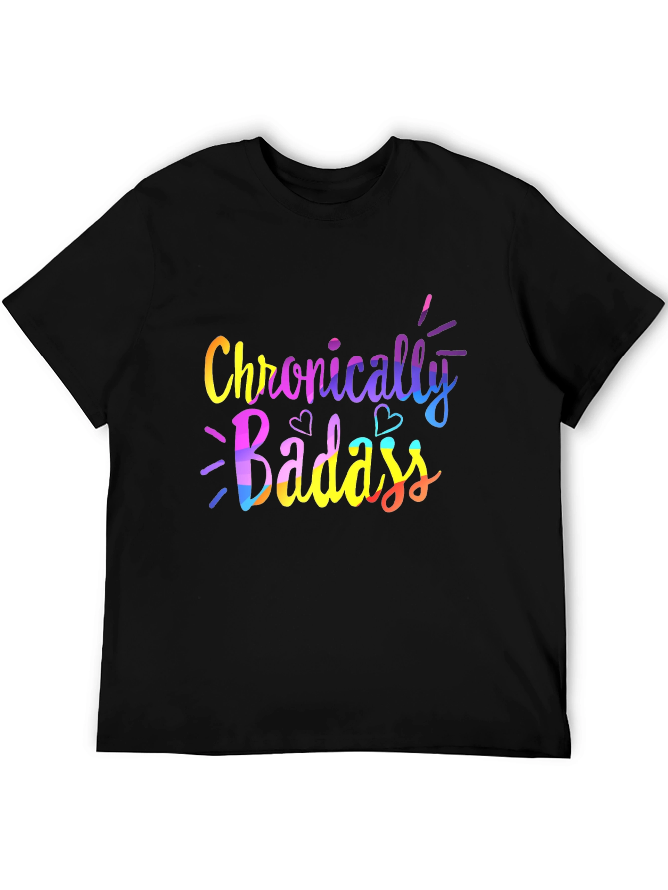 Chronically Badass Graphic Tee - Black Unisex T-Shirt
