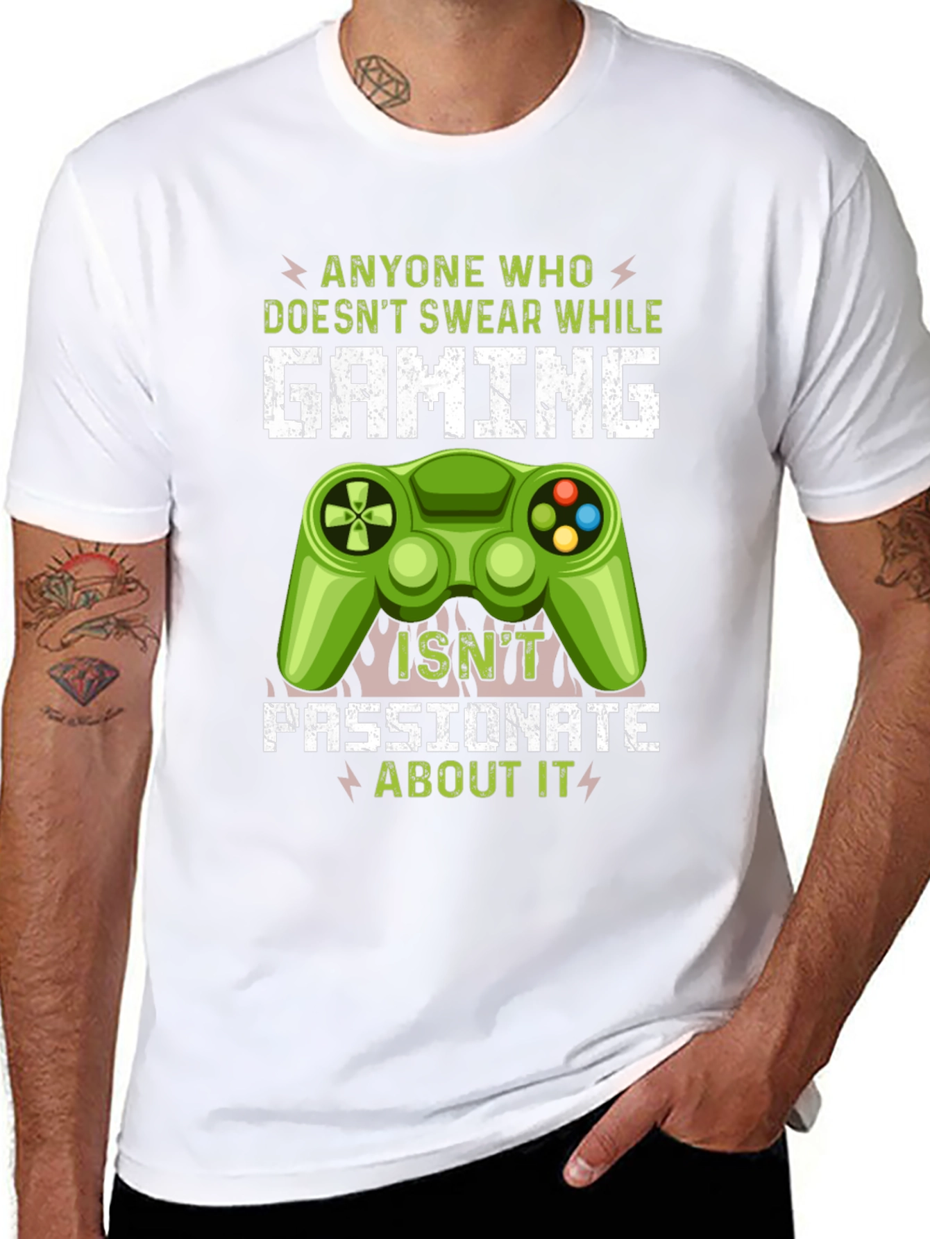 Gamer T-Shirt: Anyone Who Doesnt Swear While Gaming