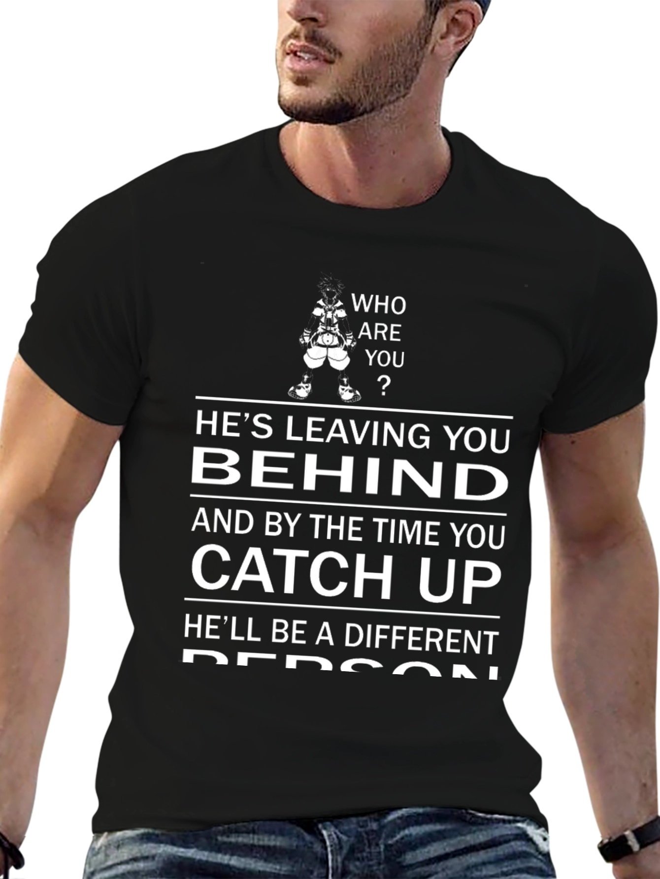 Humorous Graphic Tee - Leaving You Behind