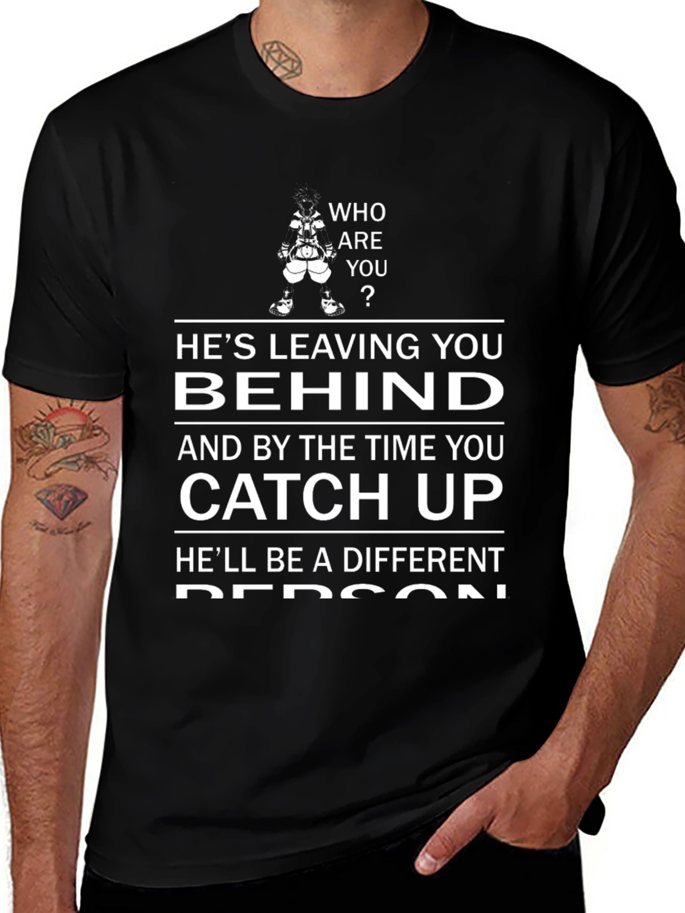 Humorous Graphic Tee - Leaving You Behind