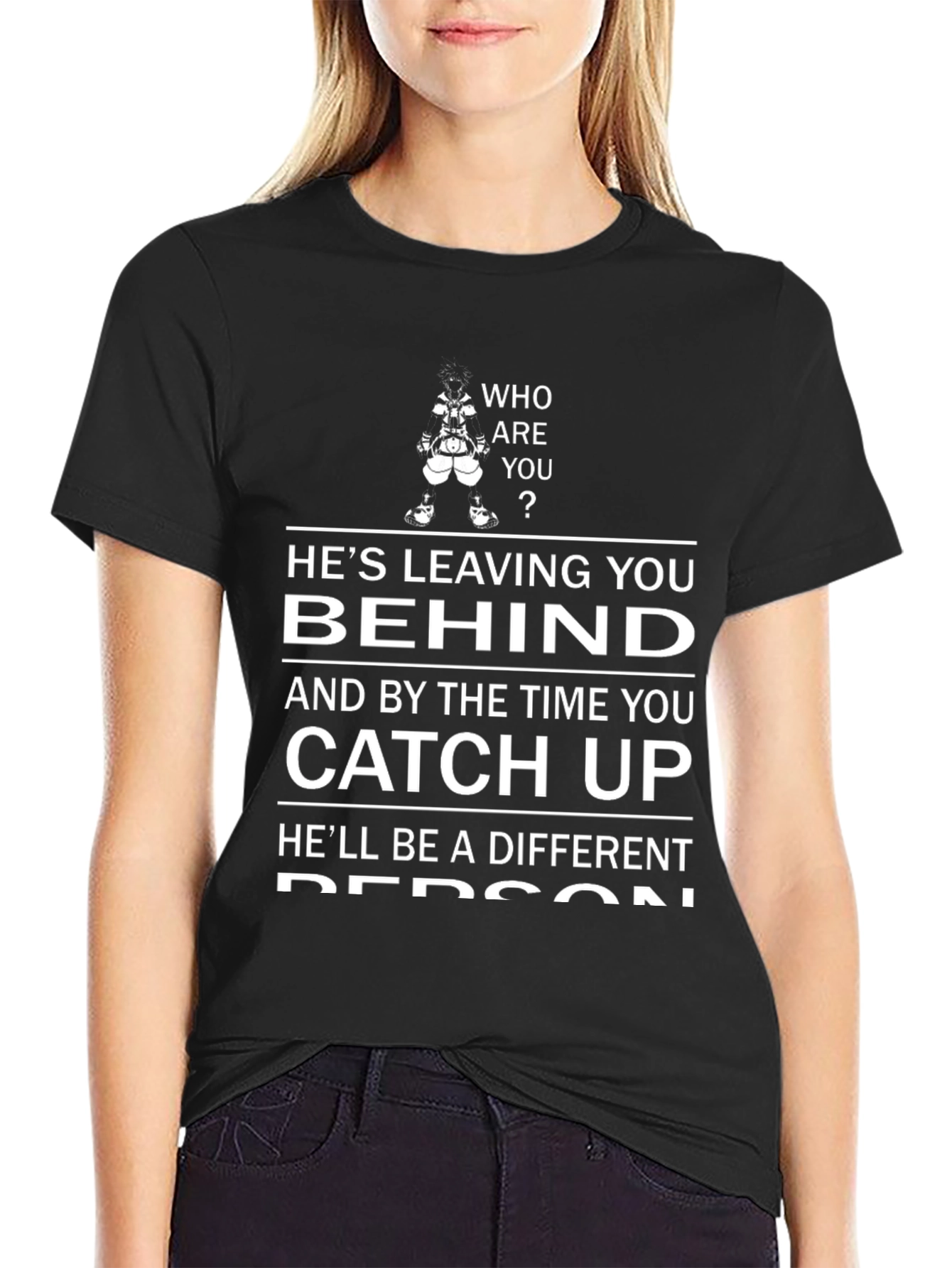 Humorous Graphic Tee - Leaving You Behind