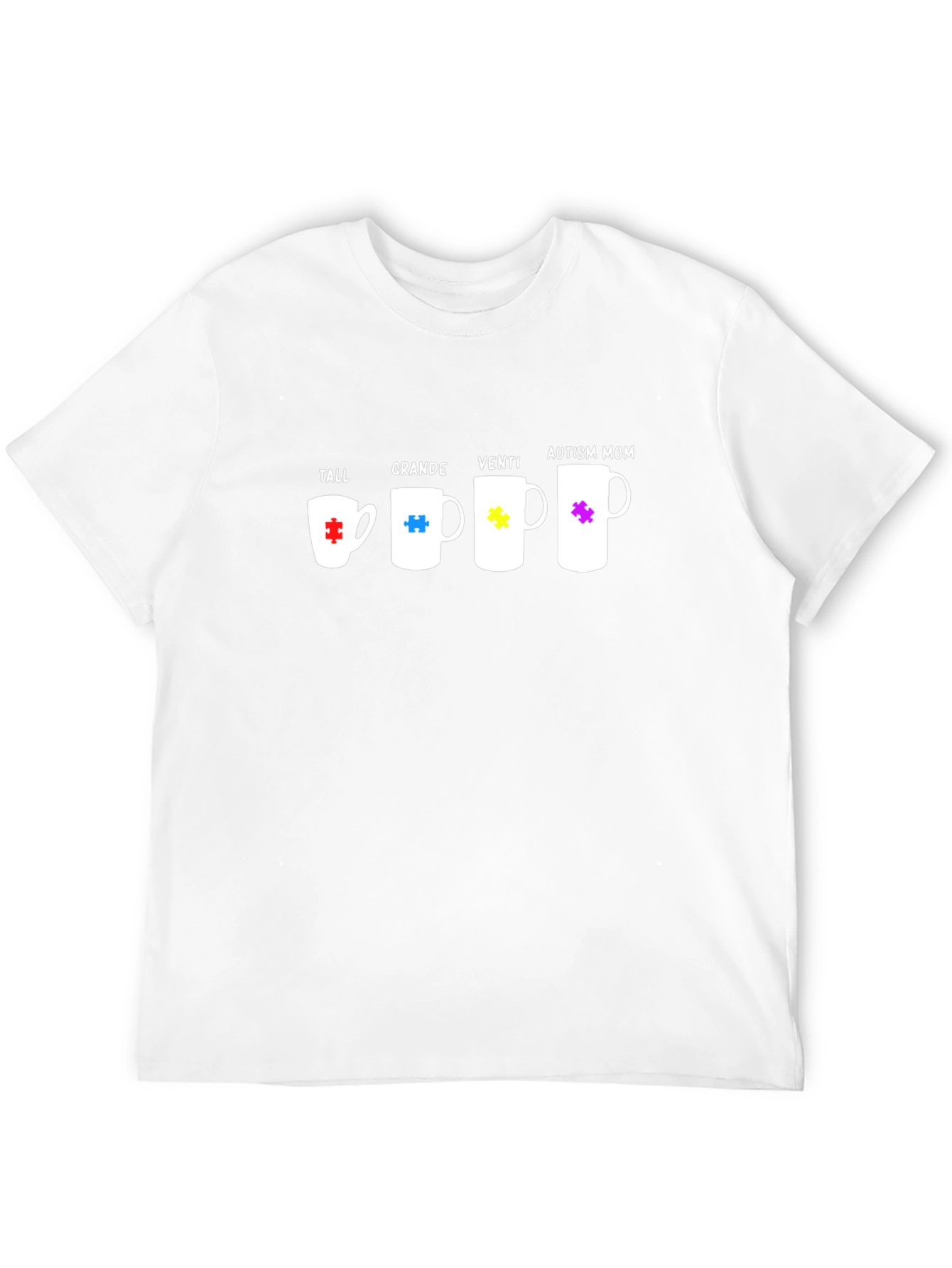 Autism Mom Coffee Sizes T-Shirt