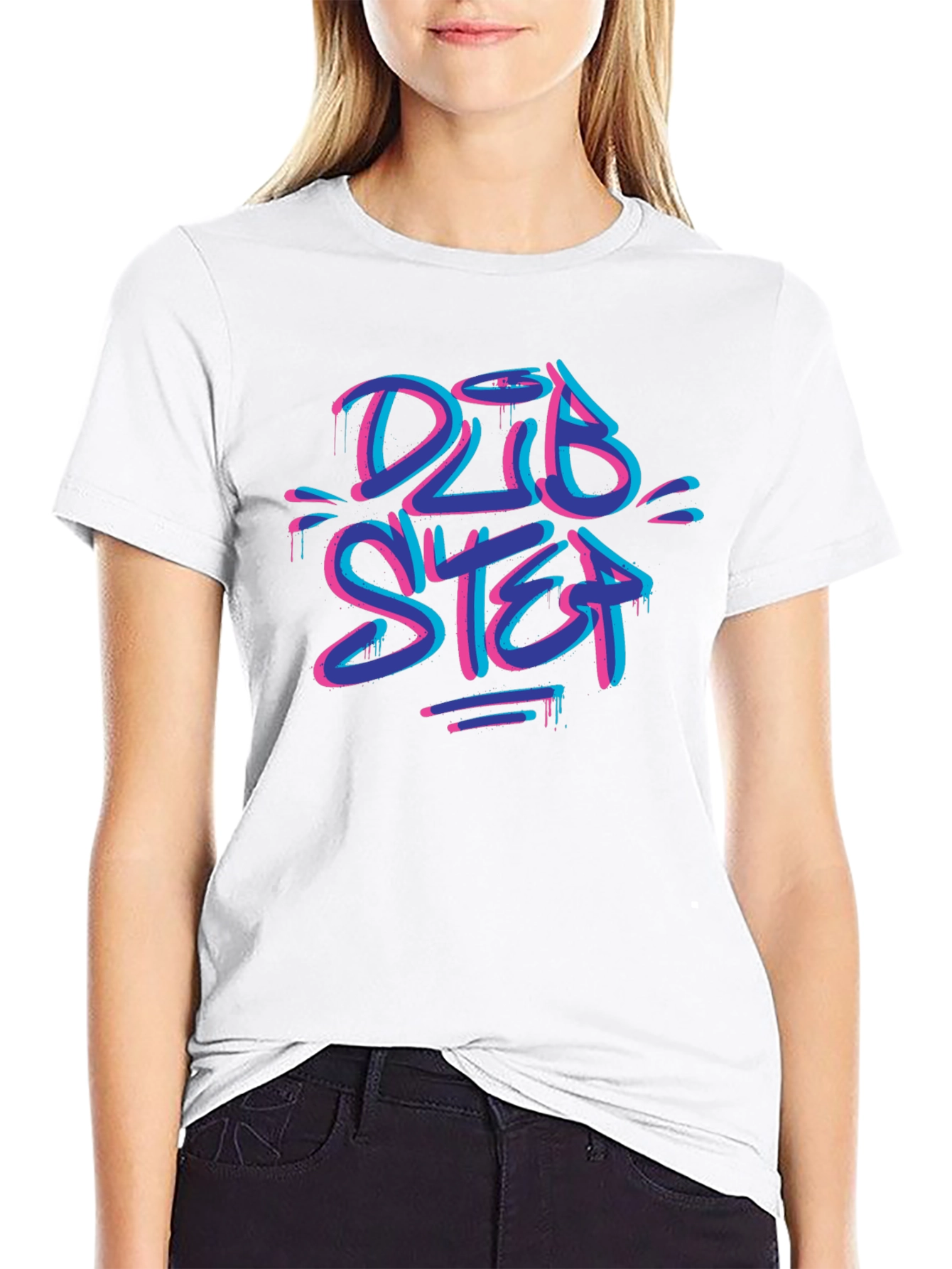 Dubstep Graffiti Graphic T-Shirt - Cool Streetwear Tee