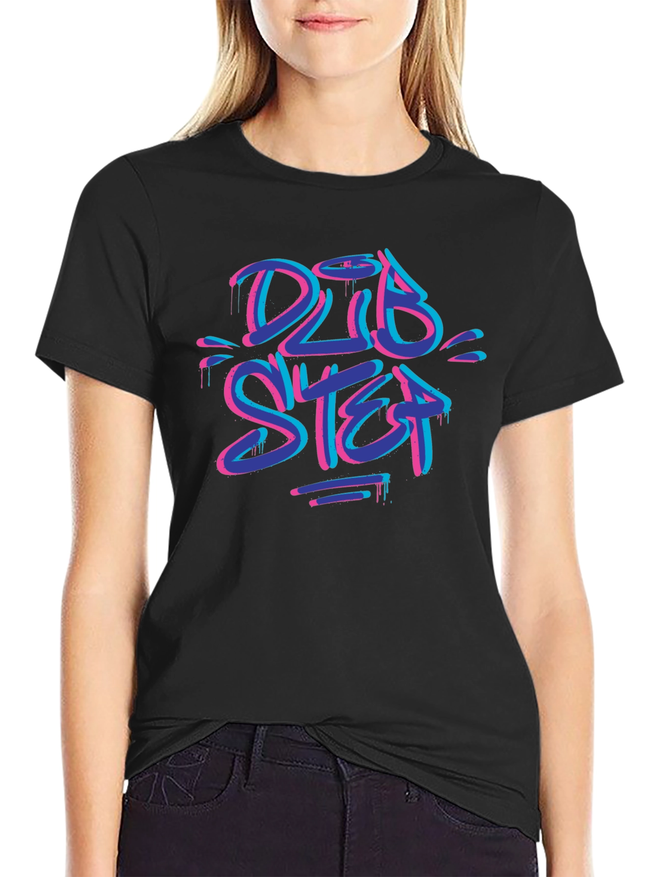 Dubstep Graffiti Graphic T-Shirt - Cool Streetwear Tee